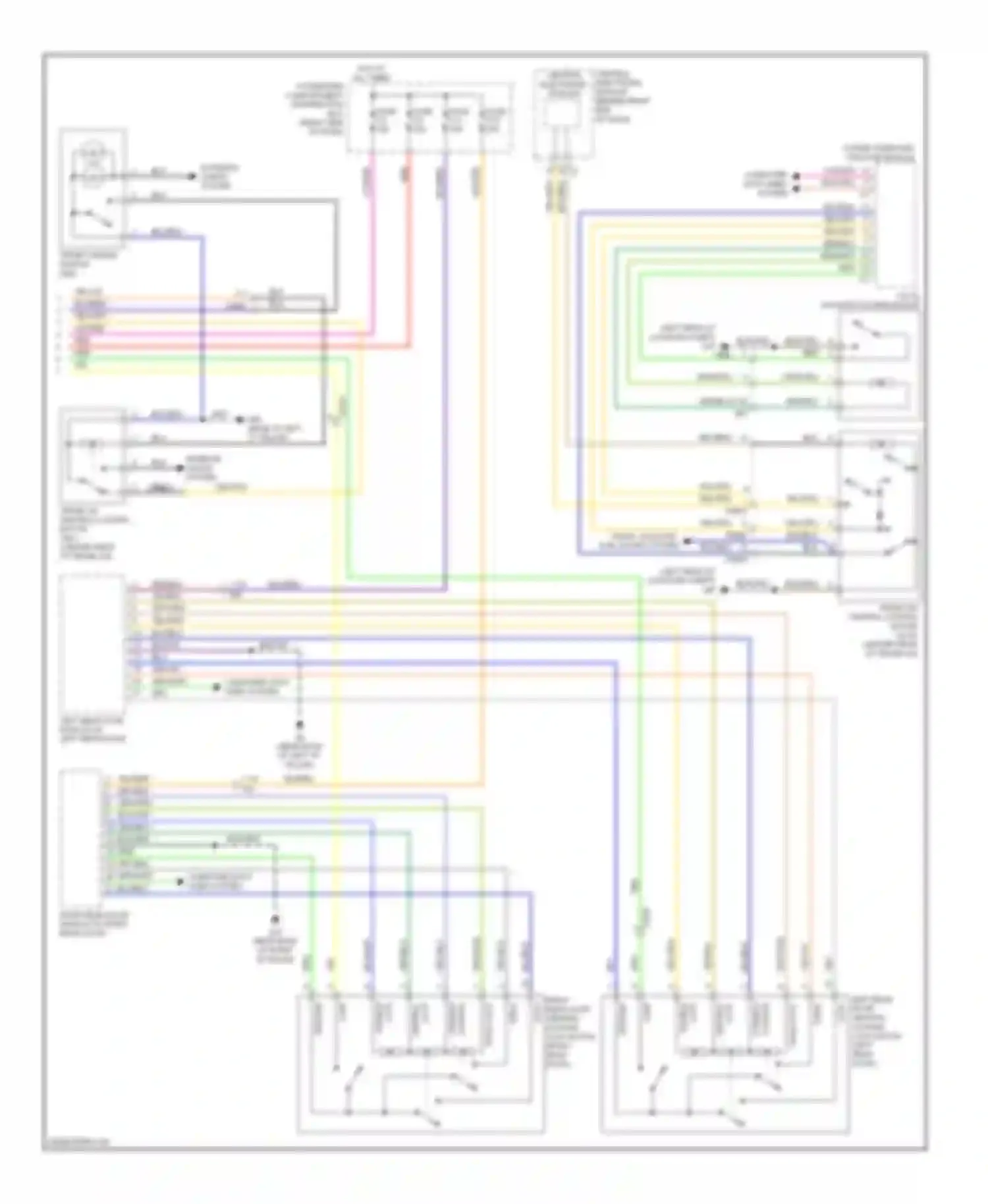 Wiring diagram power operated tailgate module for Volvo XC70 II facelift (2013-2016) (4 of 4)