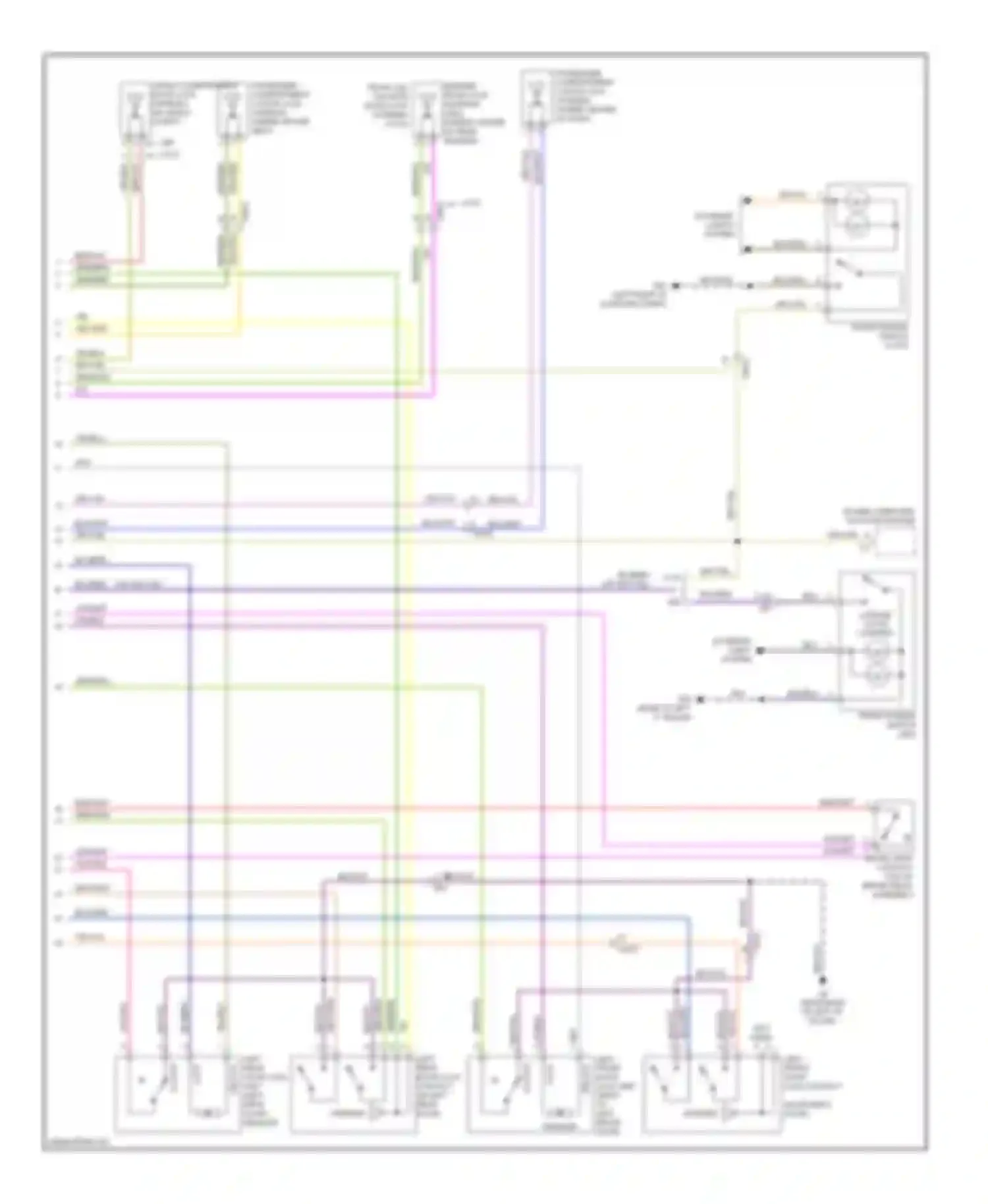 Wiring diagram power operated tailgate module for Volvo XC70 II facelift (2013-2016) (3 of 4)