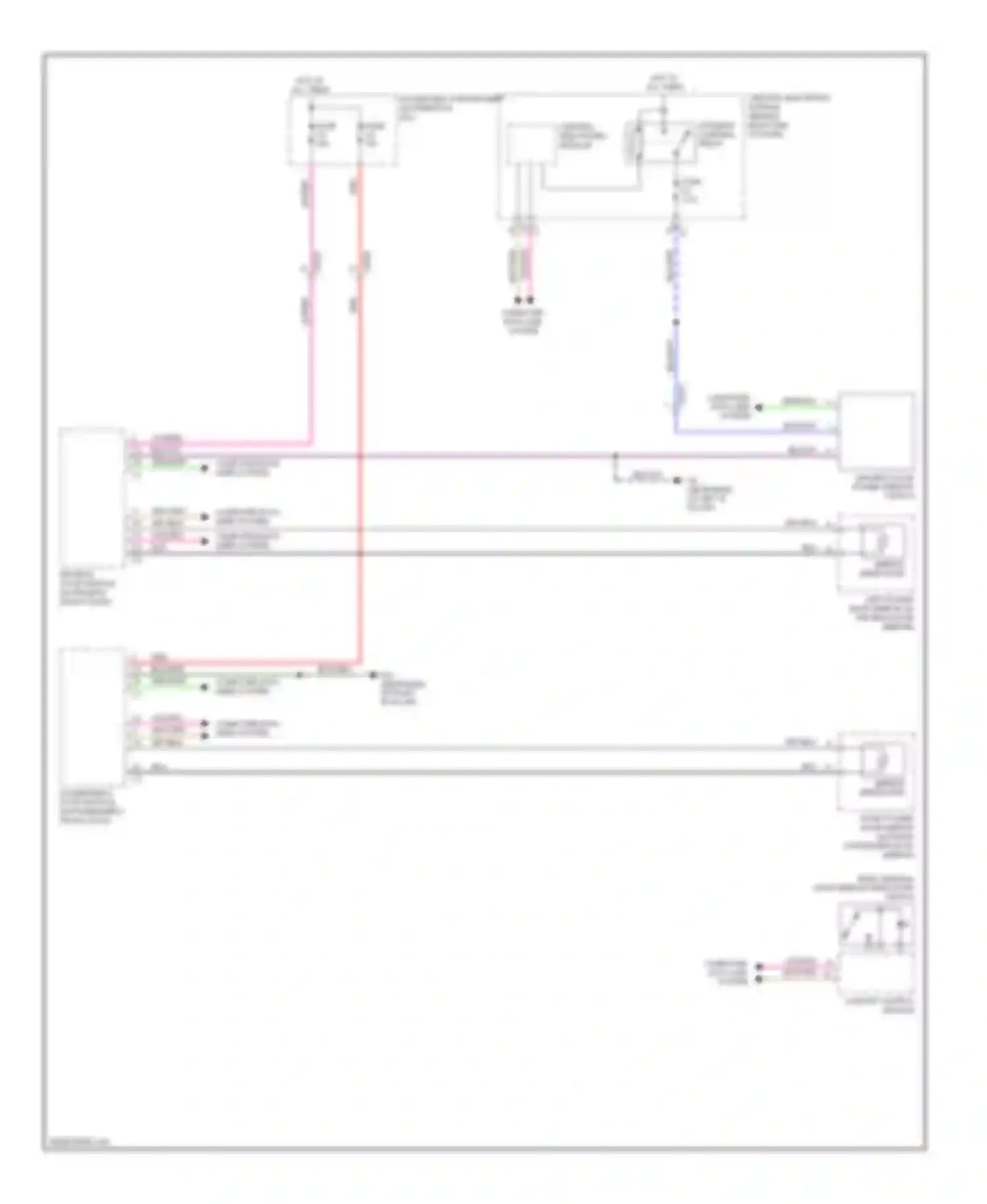 XC70 Volvo II (2007-2013): Heated mirrors circuit