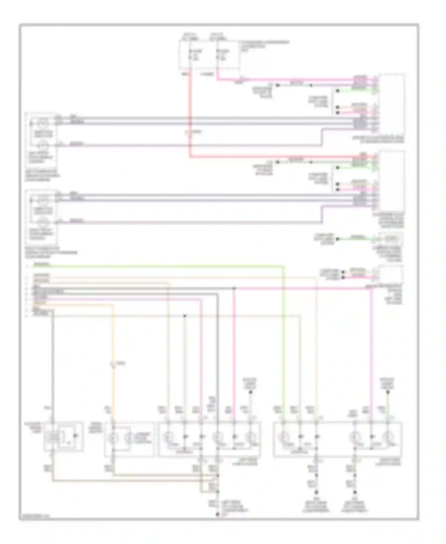 XC70 Volvo II (2007-2013): Exterior lamps circuit (2 of 2)