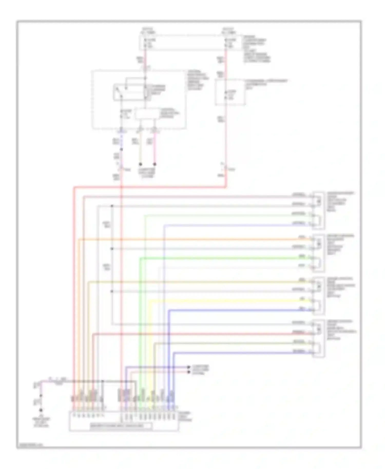 XC70 Volvo II (2007-2013): Memory seat circuit