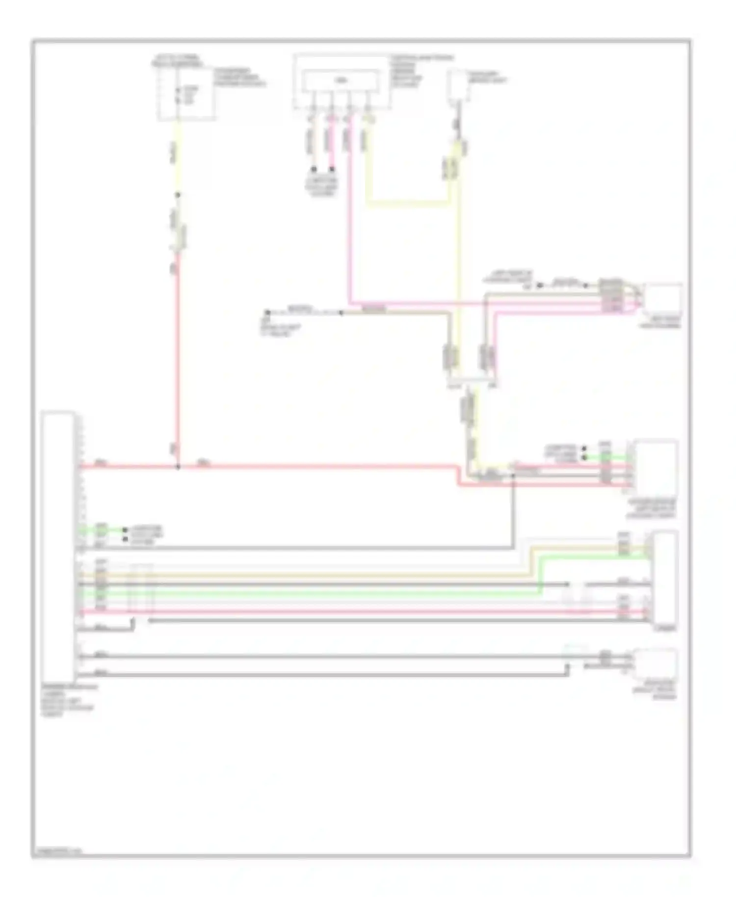 XC70 Volvo II (2007-2013): Rear camera circuit
