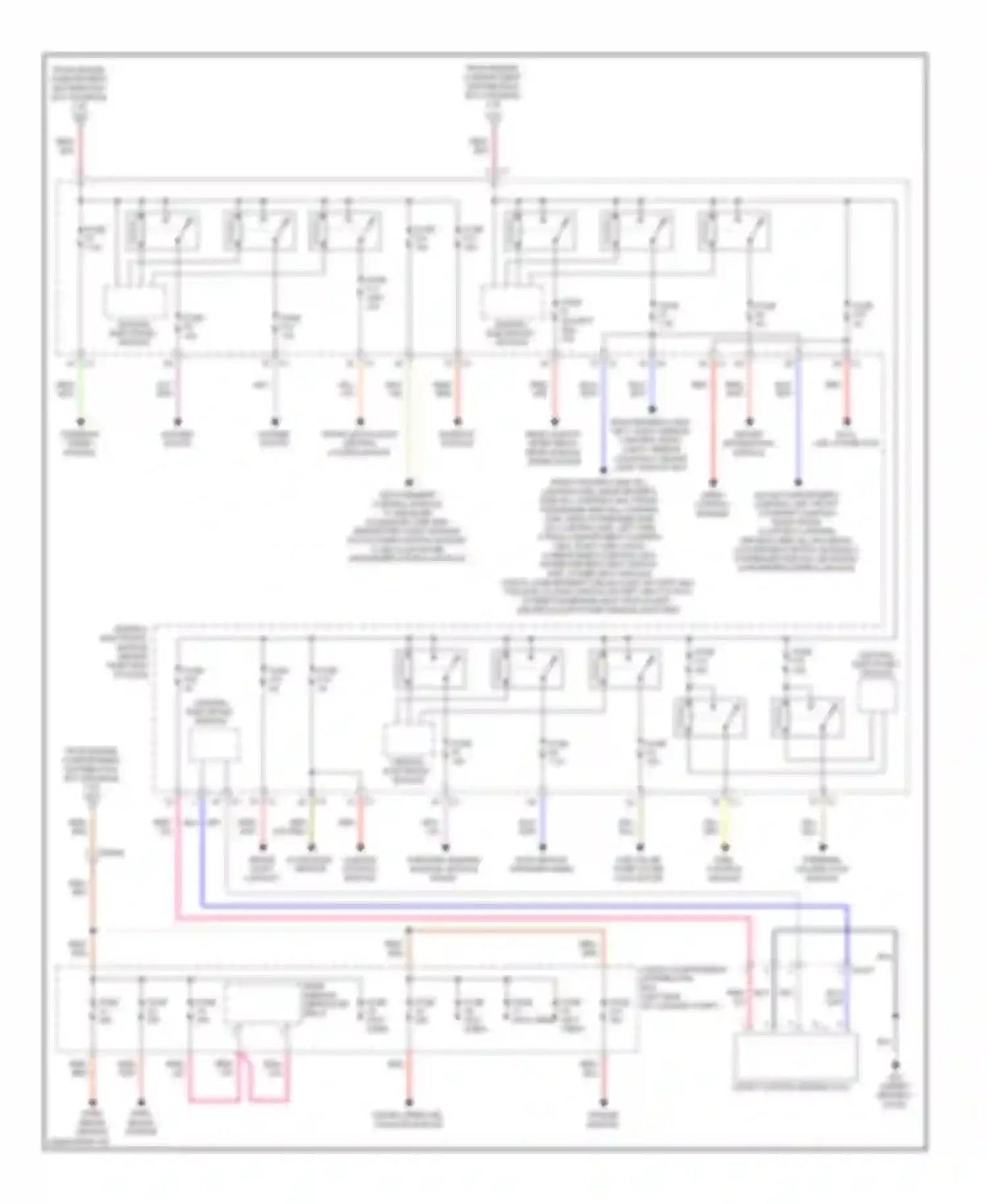 XC70 Volvo II (2007-2013): Power distribution circuit (2 of 3)