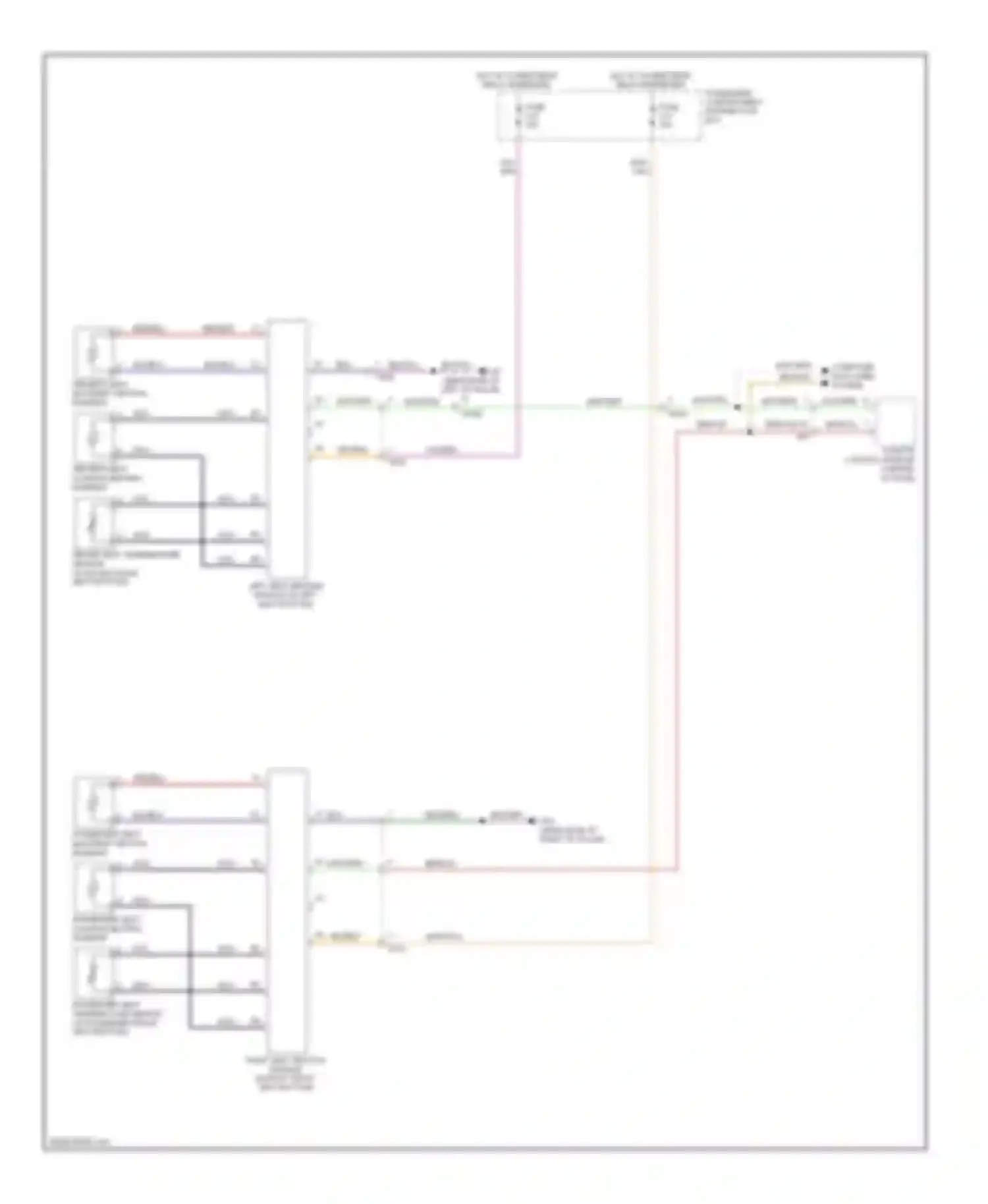 XC70 Volvo II (2007-2013): Front heated seats circuit, without fans