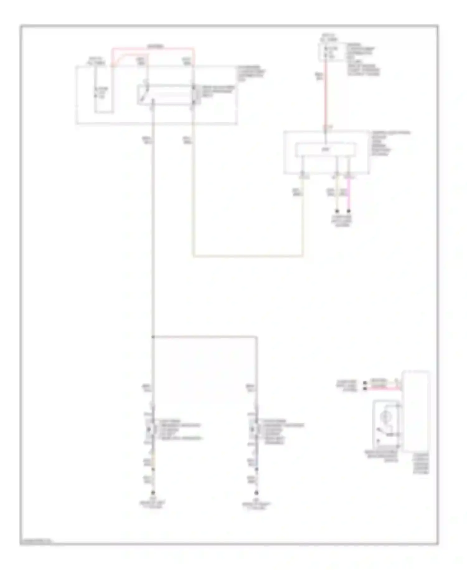 XC70 Volvo II (2007-2013): Rear head restraint circuit