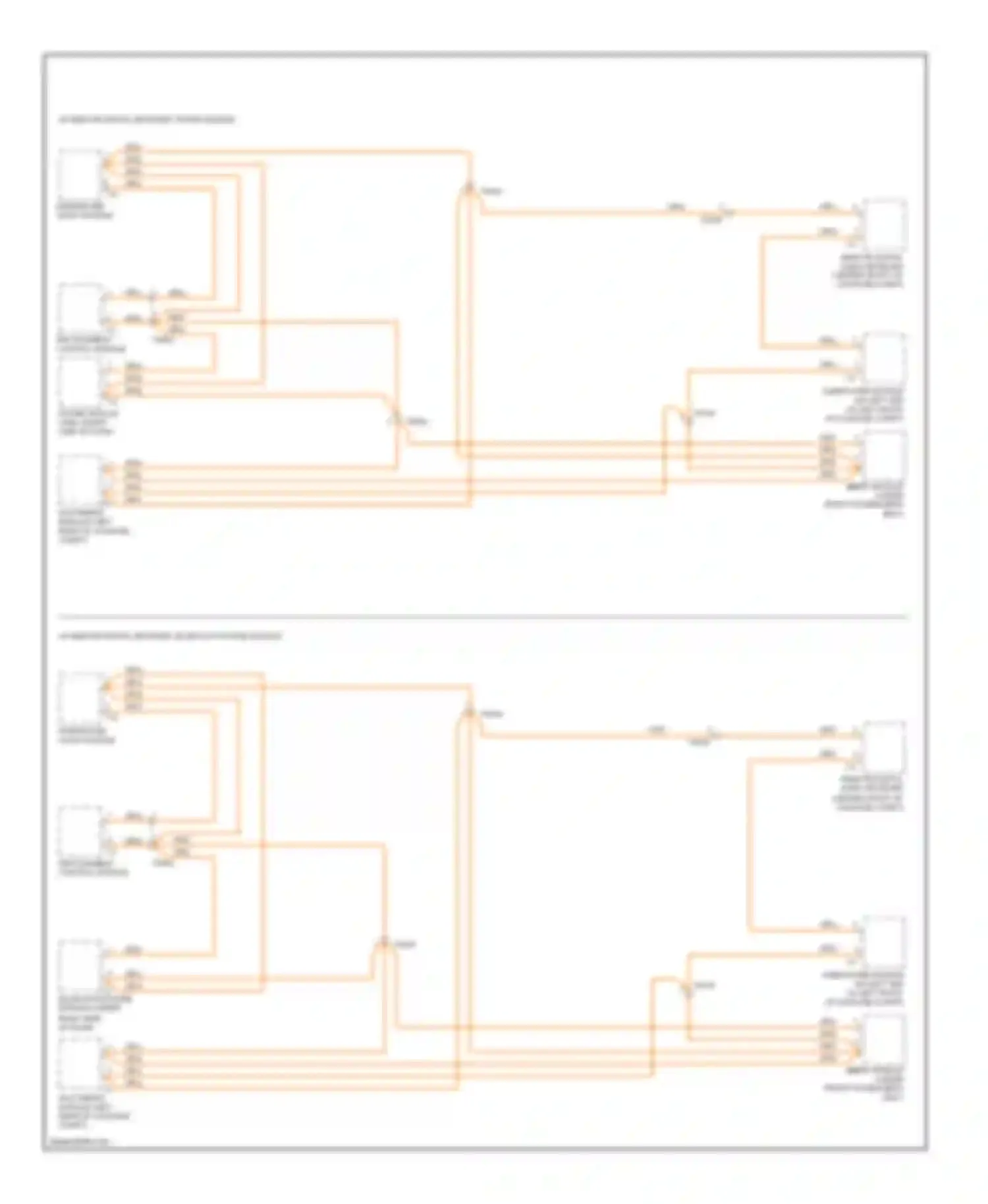 XC70 Volvo II (2007-2013): Most data bus circuit (2 of 4)