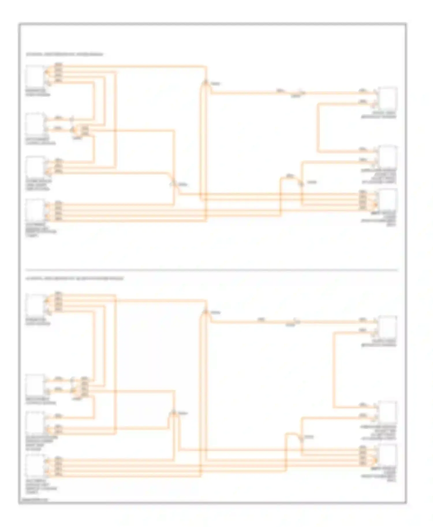 XC70 Volvo II (2007-2013): Most data bus circuit (3 of 4)