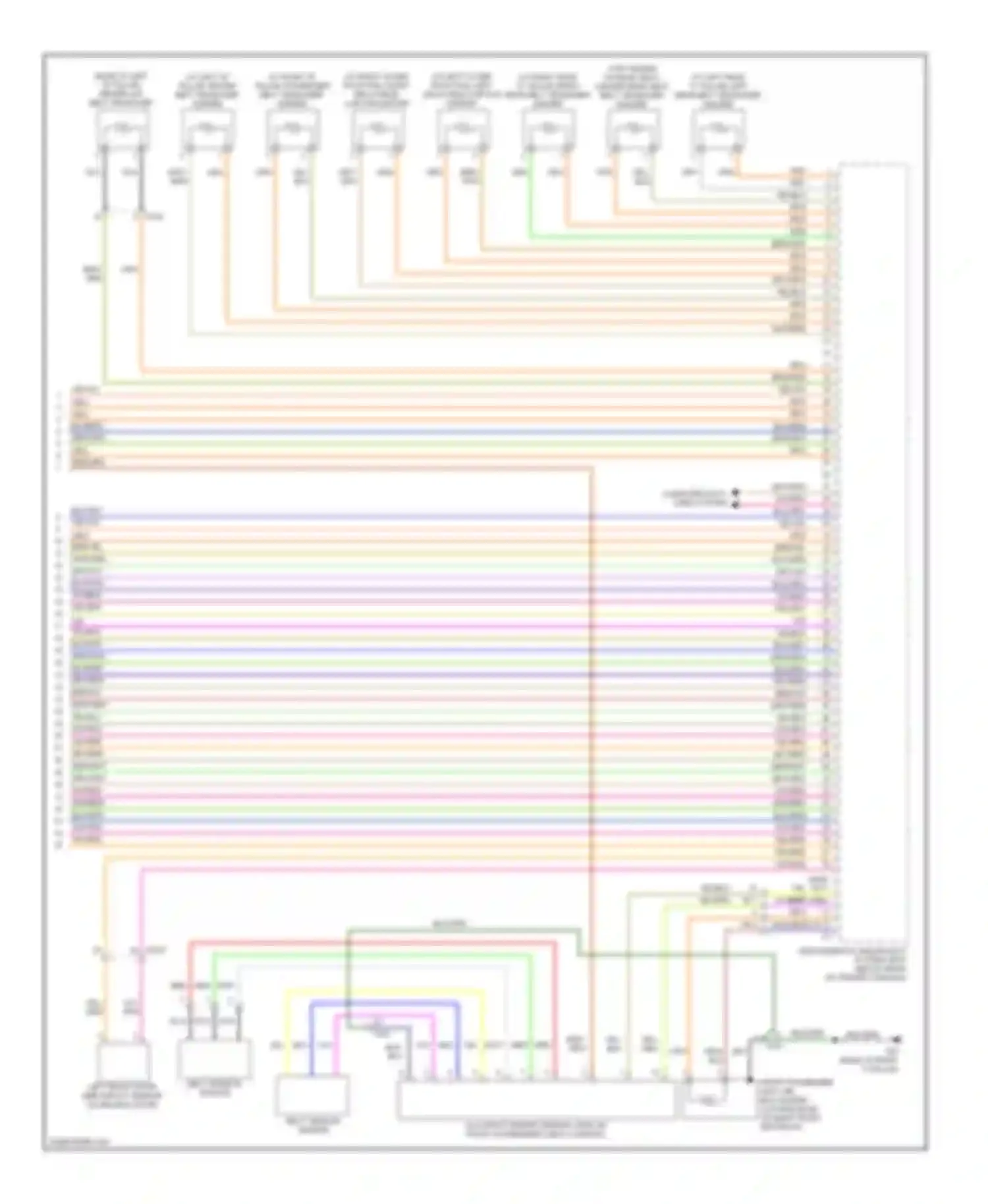 XC70 Volvo II (2007-2013): Supplemental restraints circuit (3 of 3)