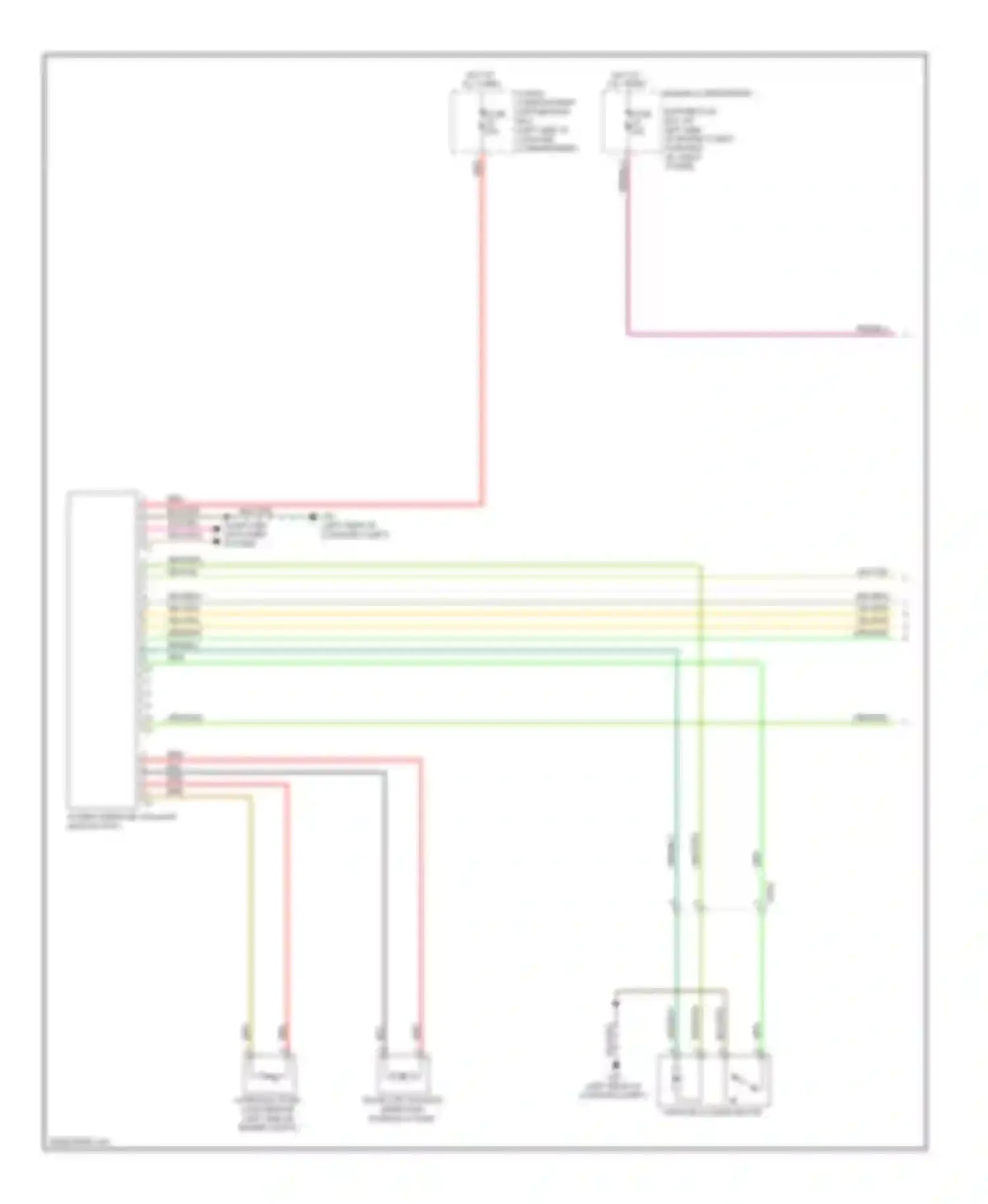 XC70 Volvo II (2007-2013): Trunk/tailgate release circuit (1 of 2)