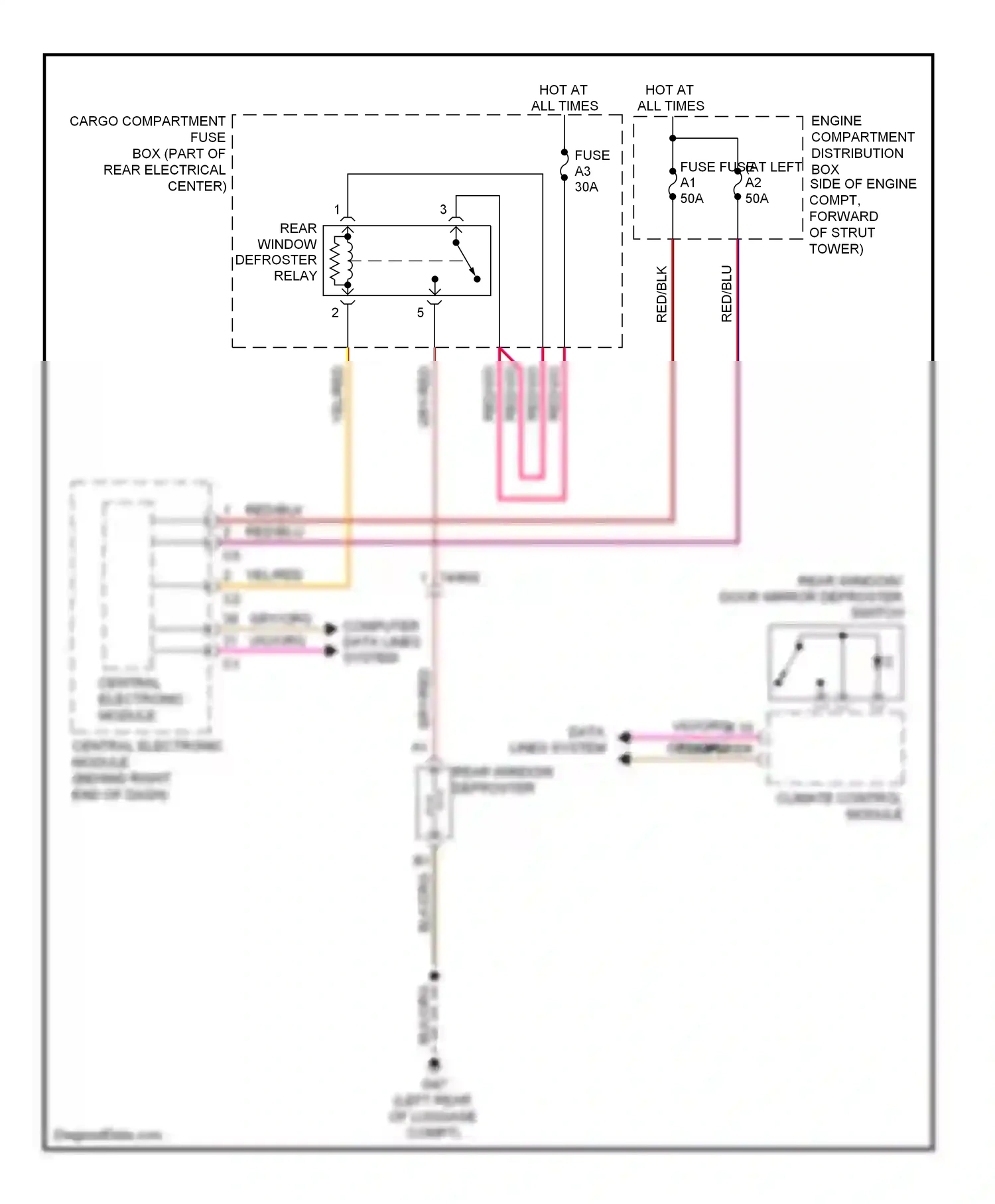 Volvo XC70 II (2007-2013) computer data lines system wiring diagram  (10 of 59)