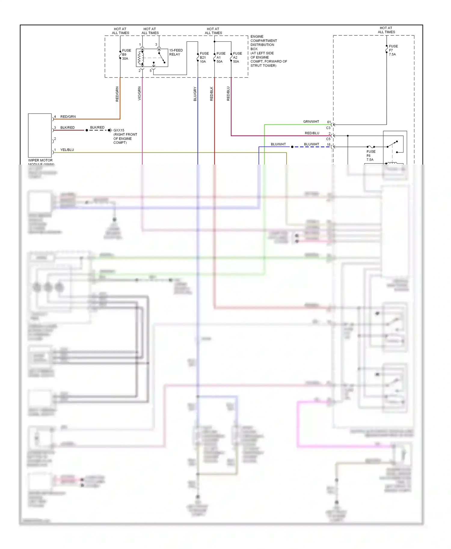 Volvo XC70 II (2007-2013) computer data lines system wiring diagram  (52 of 59)