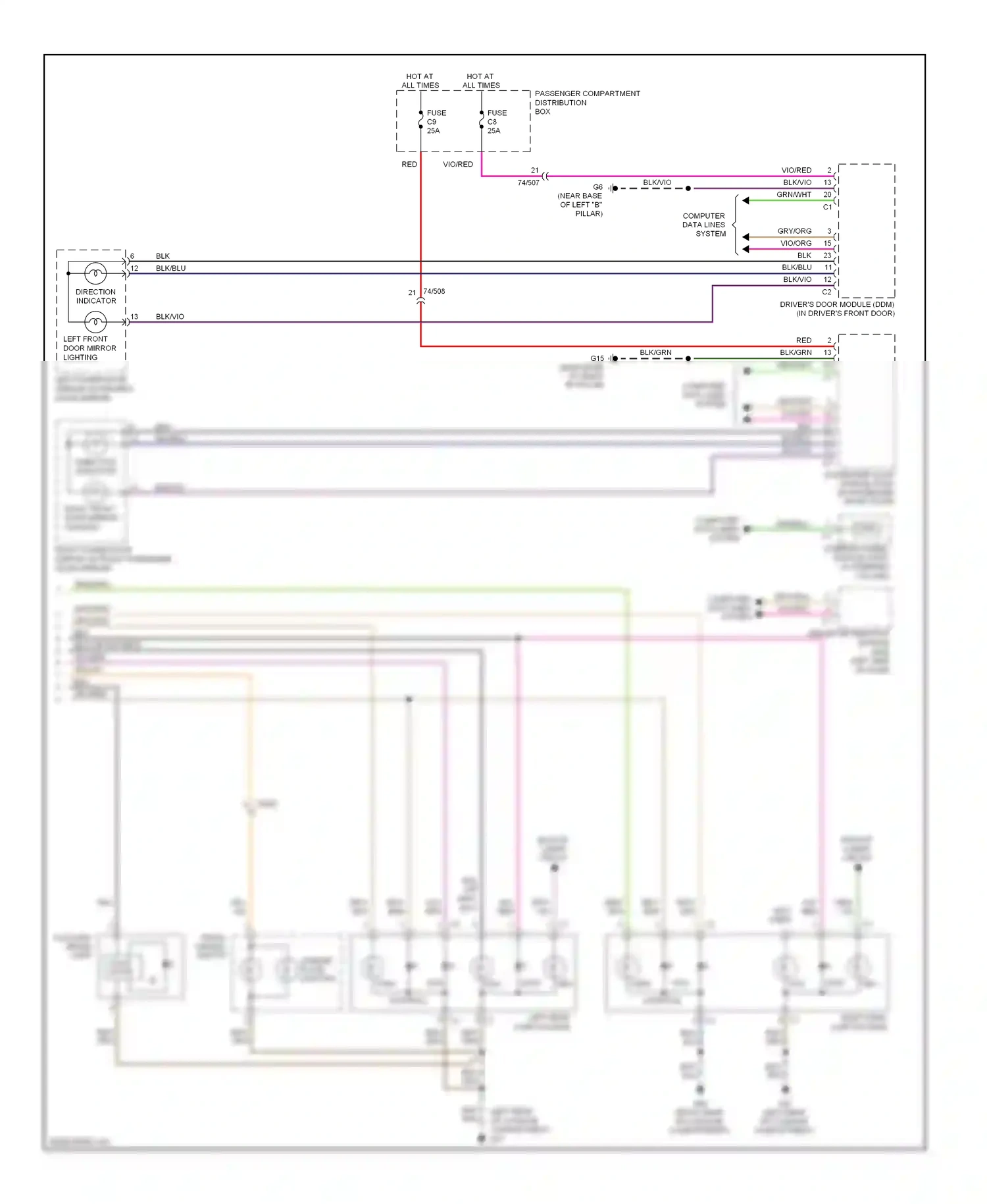 Volvo XC70 II (2007-2013) solid state (4) wiring diagram  (1 of 3)