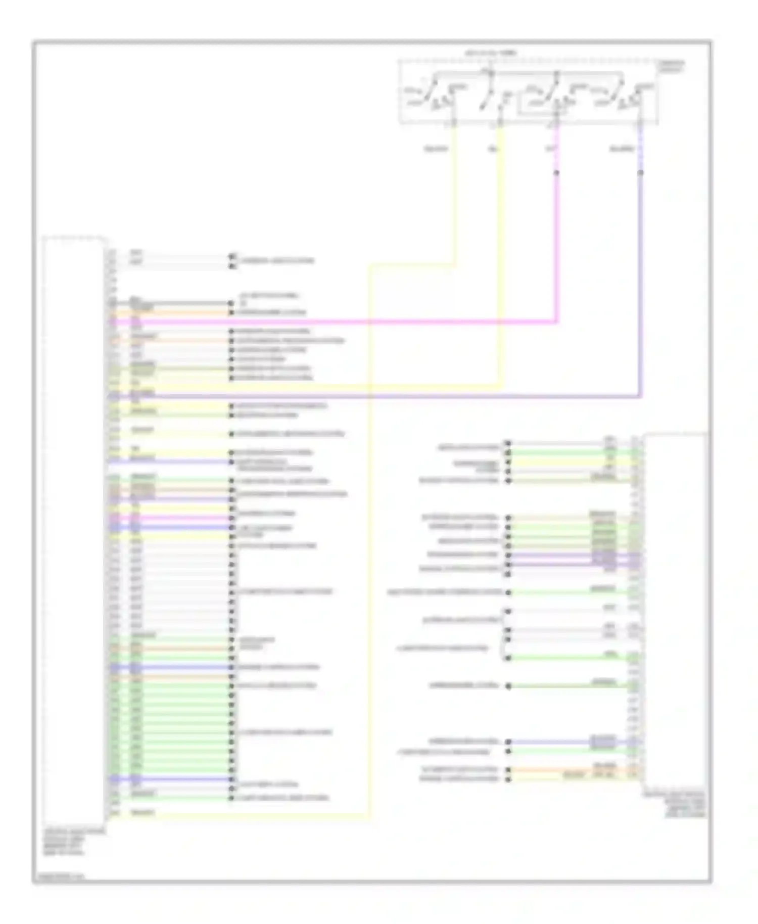 XC90 Volvo I facelift (2006-2014): Central electronic module circuit (2 of 2)