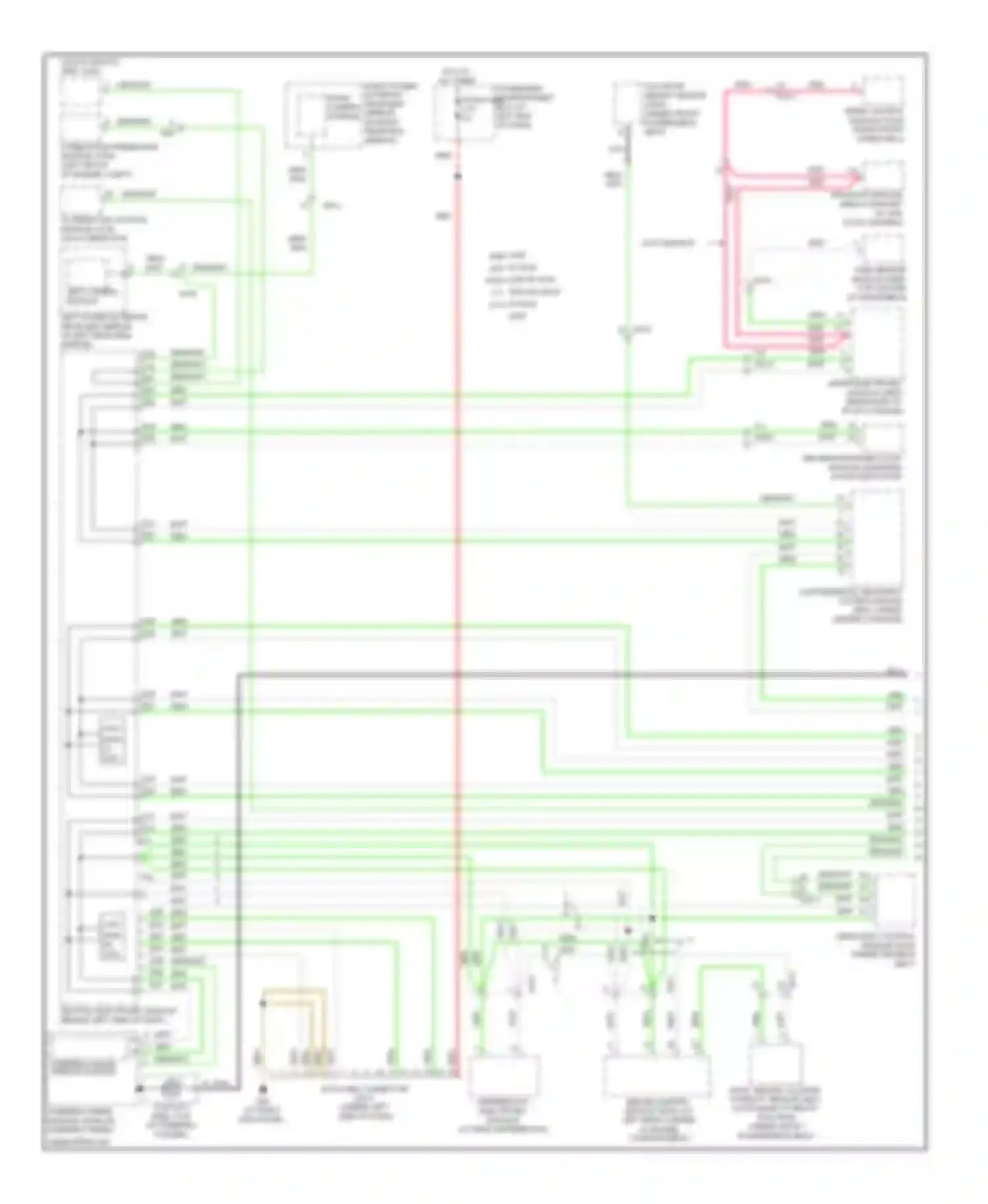 XC90 Volvo I facelift (2006-2014): Computer data lines circuit (1 of 2)