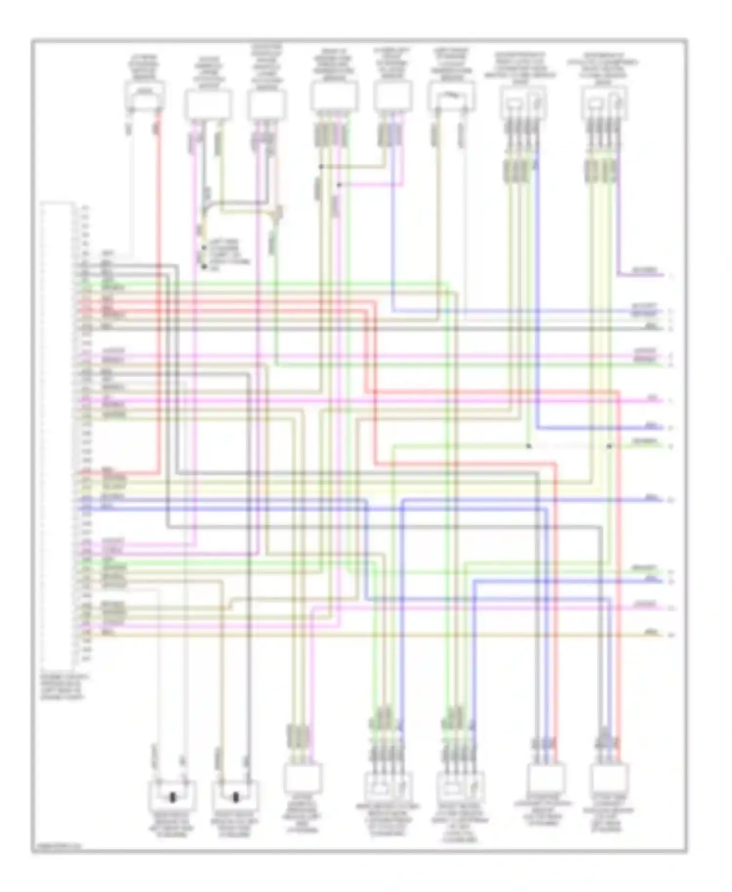XC90 Volvo I facelift (2006-2014): Wiring diagram engine performance 3.2l (1 of 4)