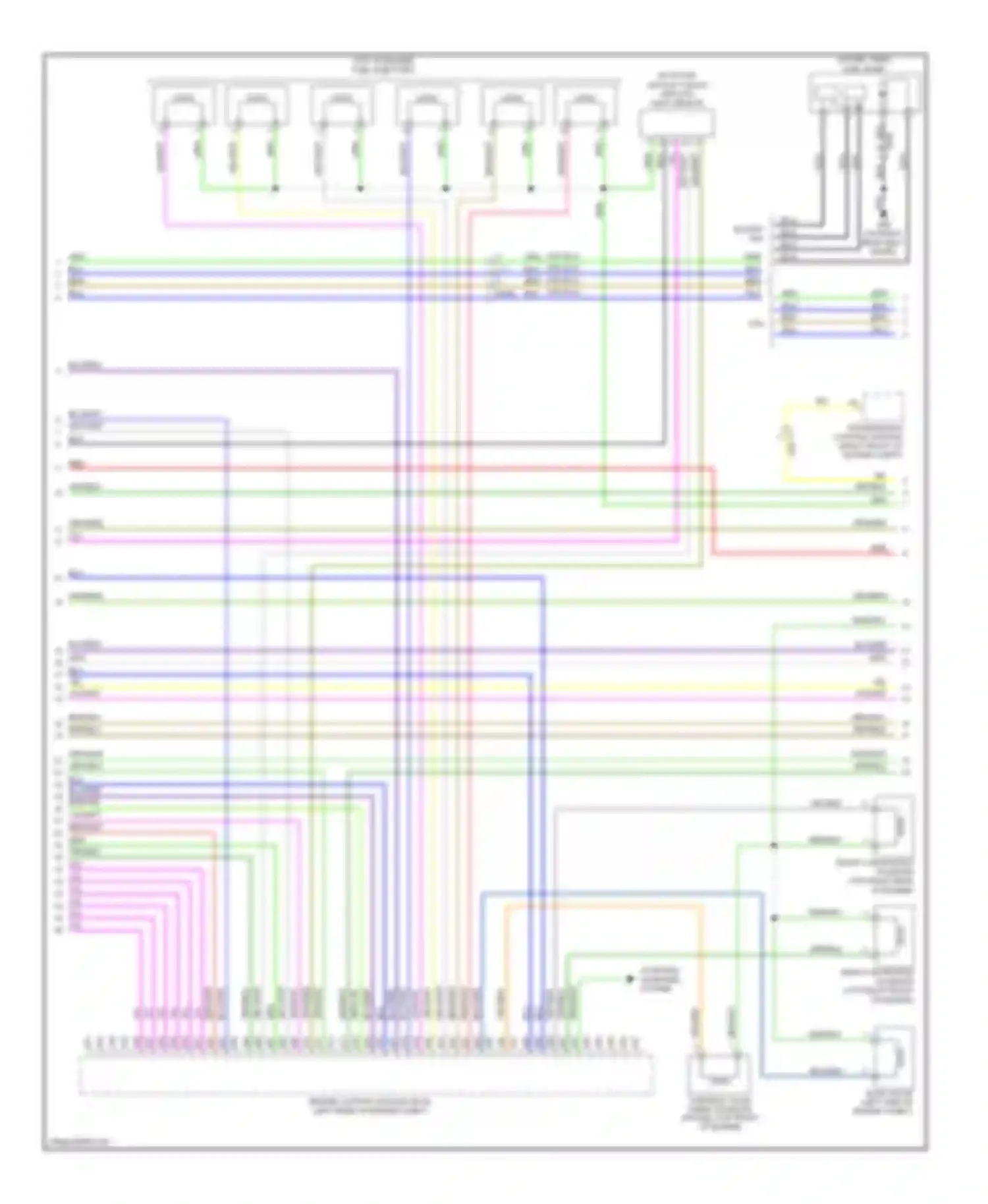 XC90 Volvo I facelift (2006-2014): Wiring diagram engine performance 3.2l (3 of 4)