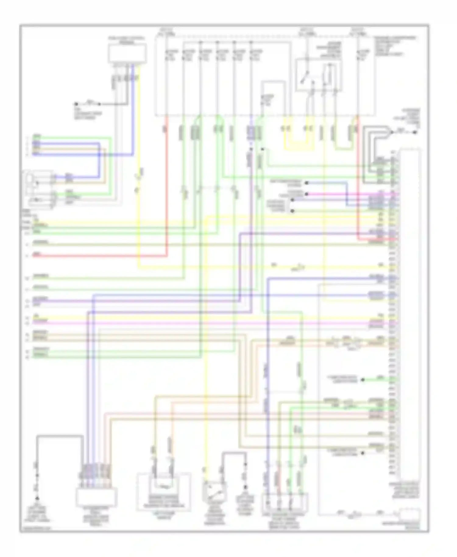 XC90 Volvo I facelift (2006-2014): Wiring diagram engine performance 3.2l (4 of 4)