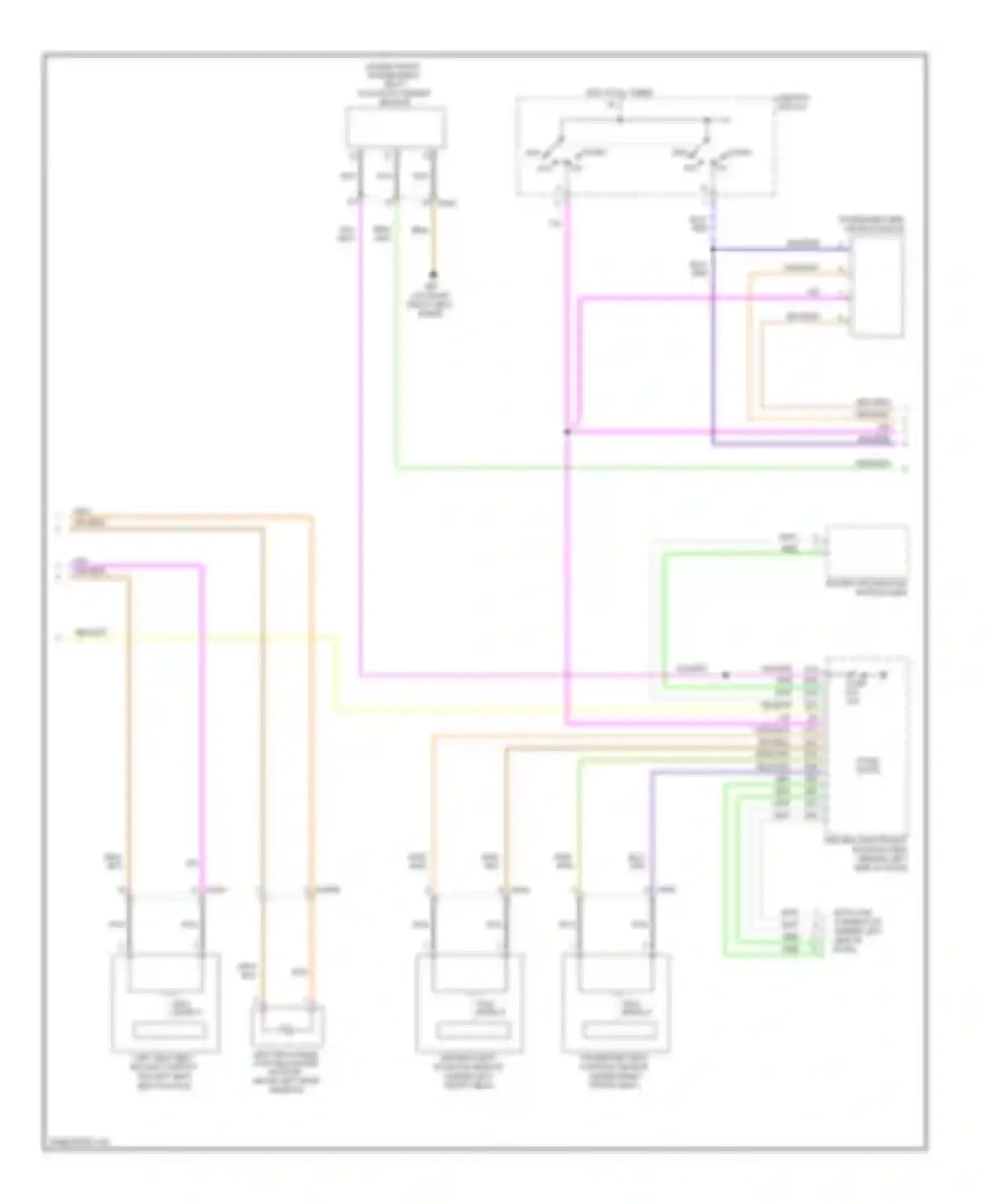 XC90 Volvo I facelift (2006-2014): Supplemental restraints circuit (2 of 3)