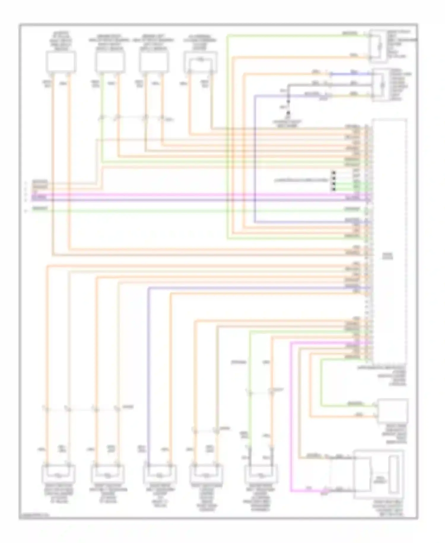 XC90 Volvo I facelift (2006-2014): Supplemental restraints circuit (3 of 3)