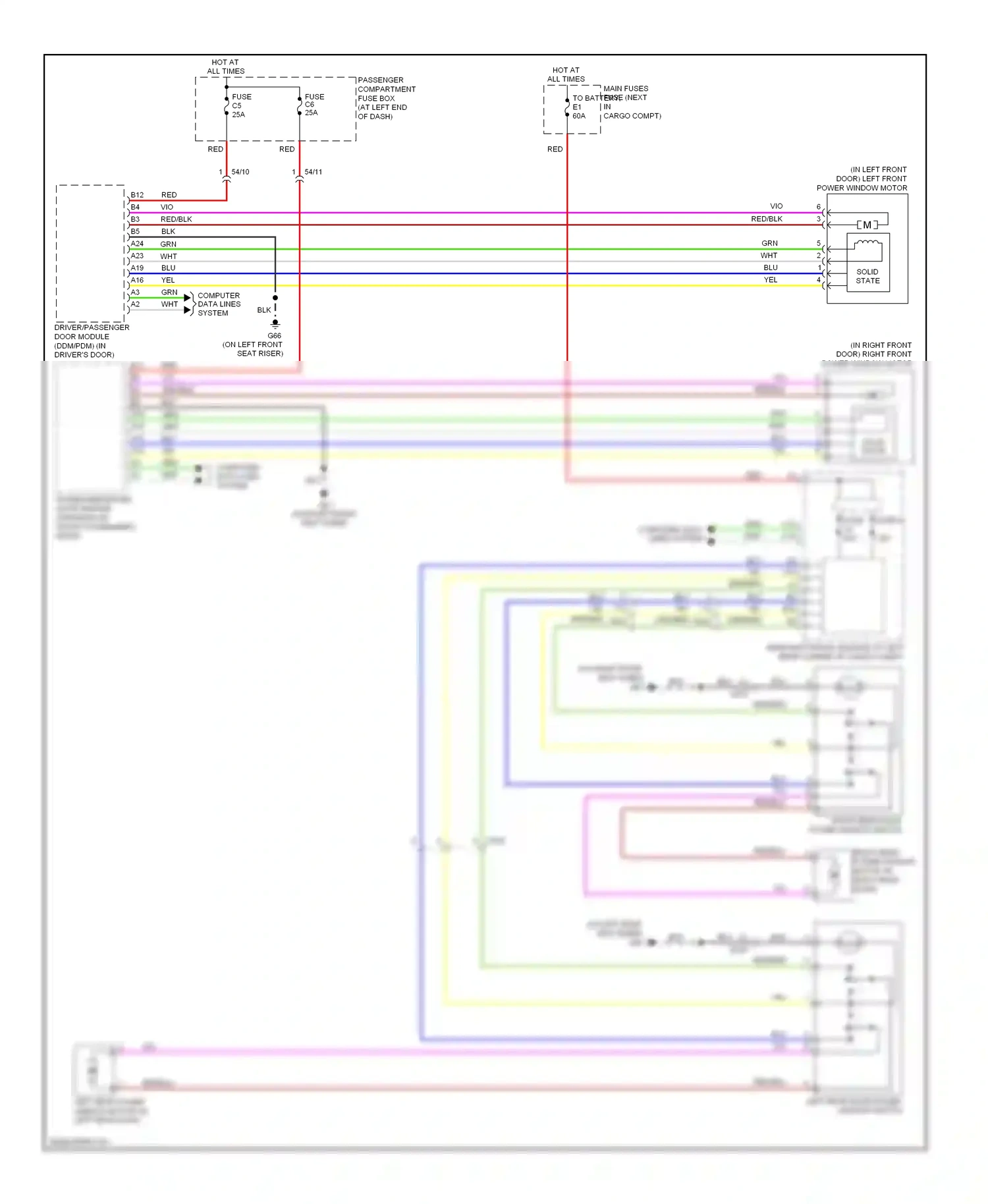 Wiring diagram blk for Volvo XC90 I facelift (2006-2014) (46 of 61)