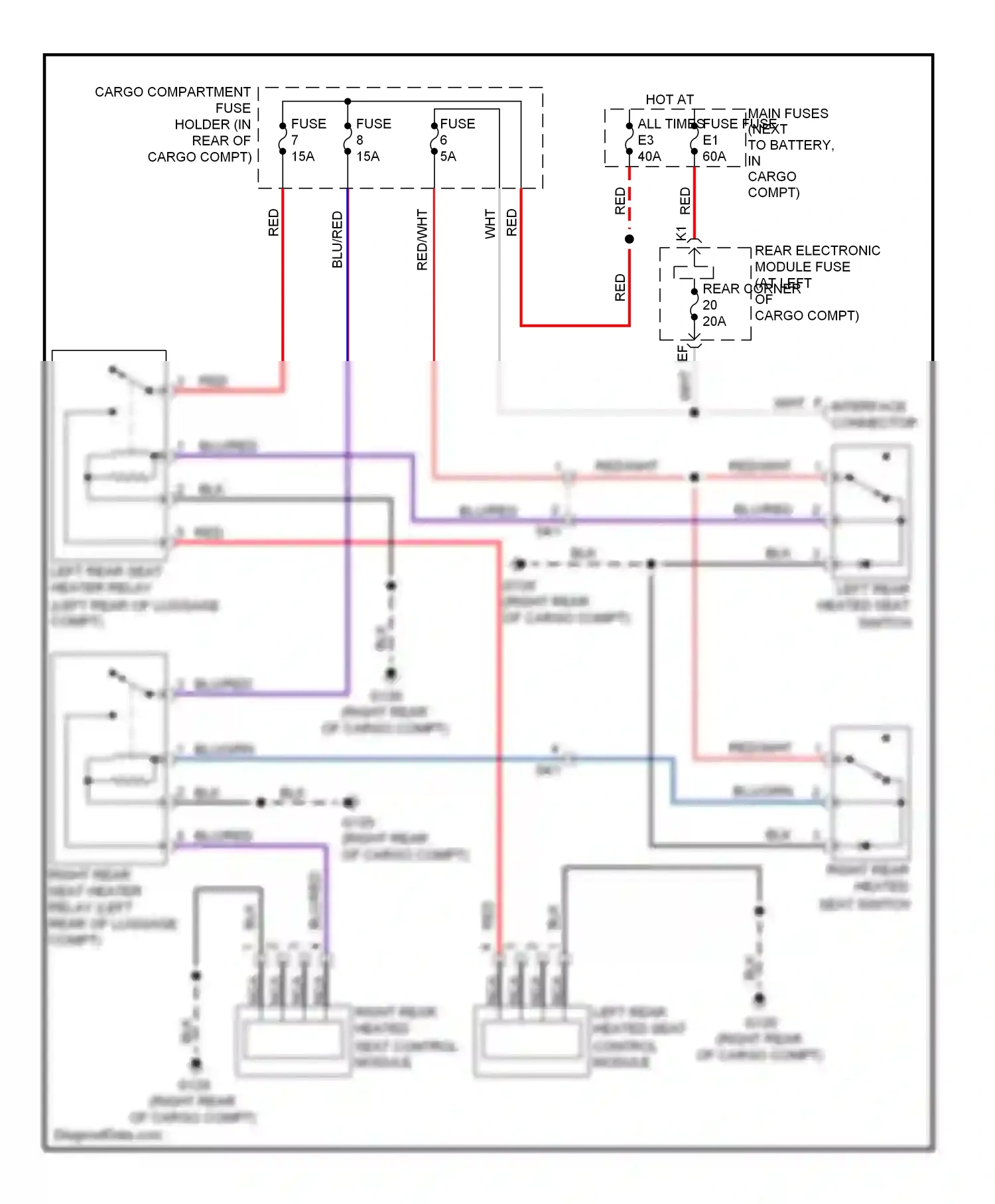 Wiring diagram blk for Volvo XC90 I facelift (2006-2014) (50 of 61)