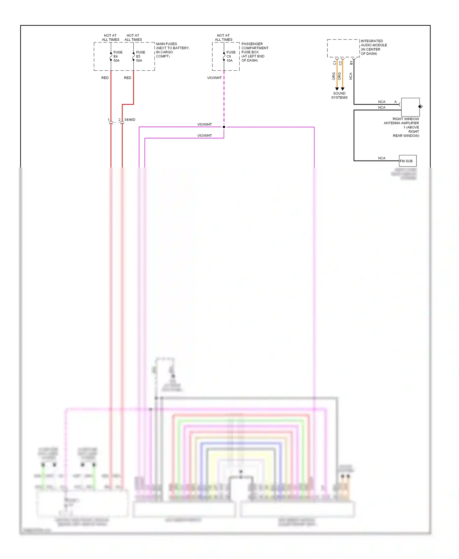 Wiring diagram blk for Volvo XC90 I facelift (2006-2014) (40 of 61)