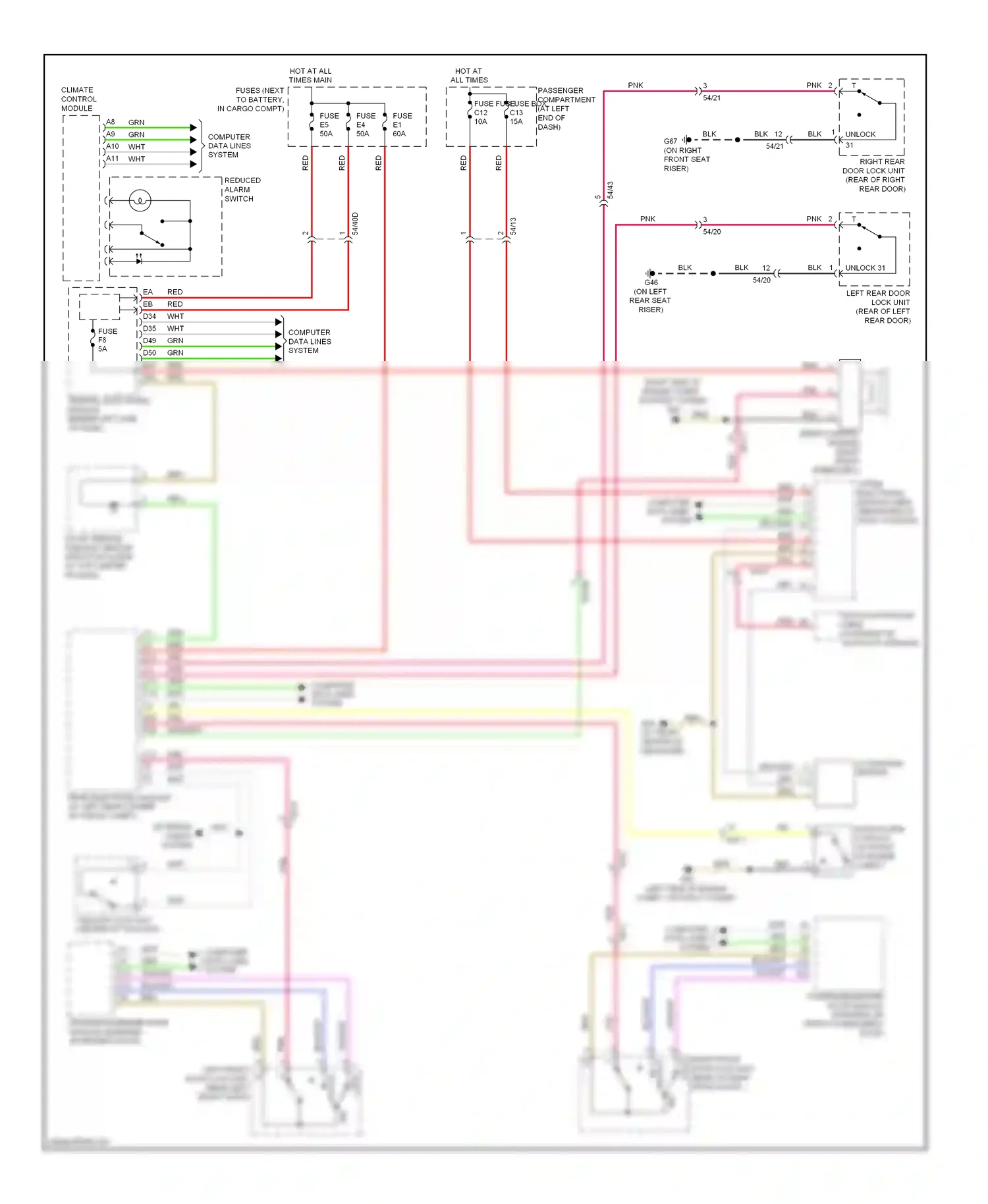 Wiring diagram blk for Volvo XC90 I facelift (2006-2014) (7 of 61)