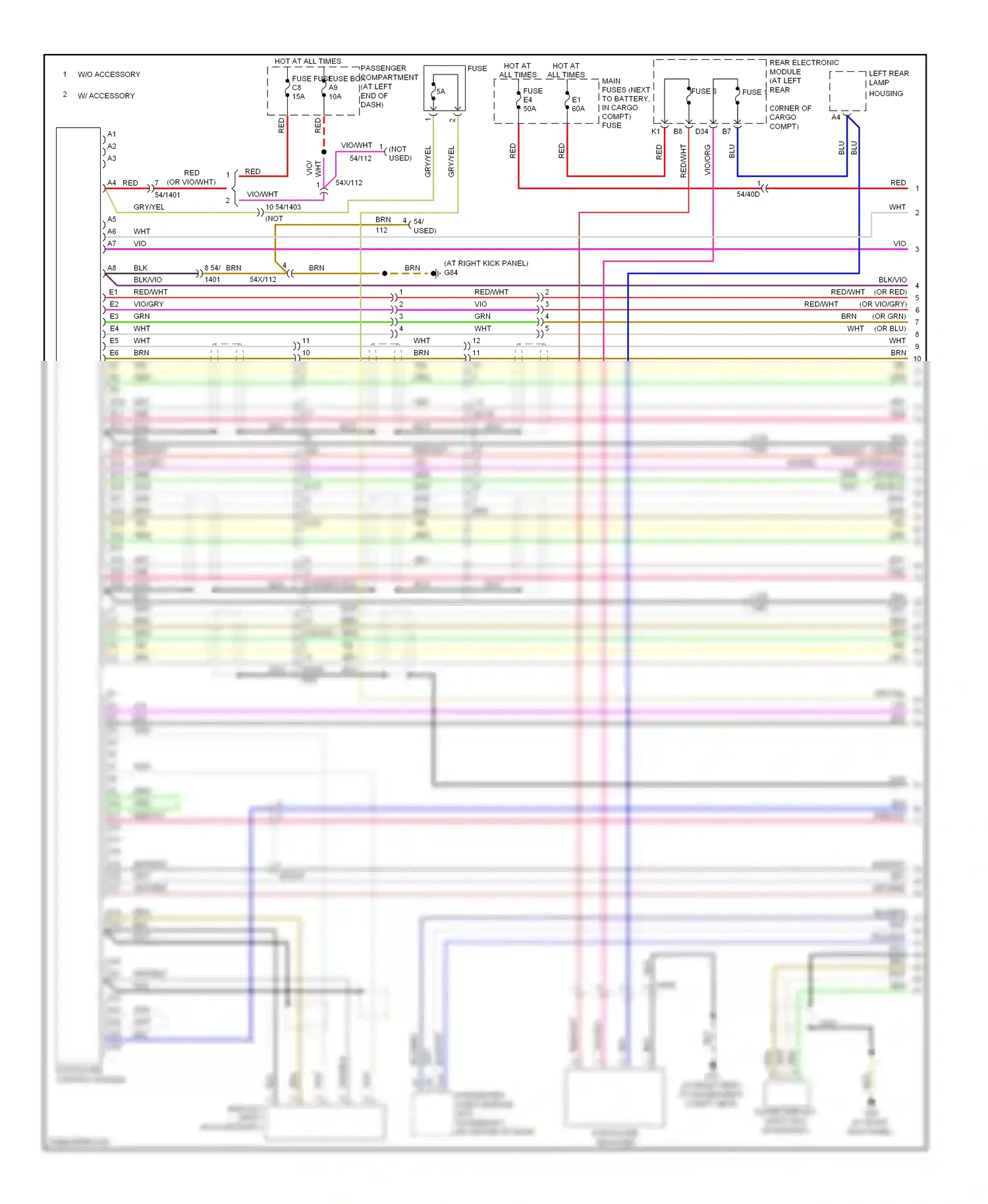 Wiring diagram brn for Volvo XC90 I facelift (2006-2014) (34 of 41)