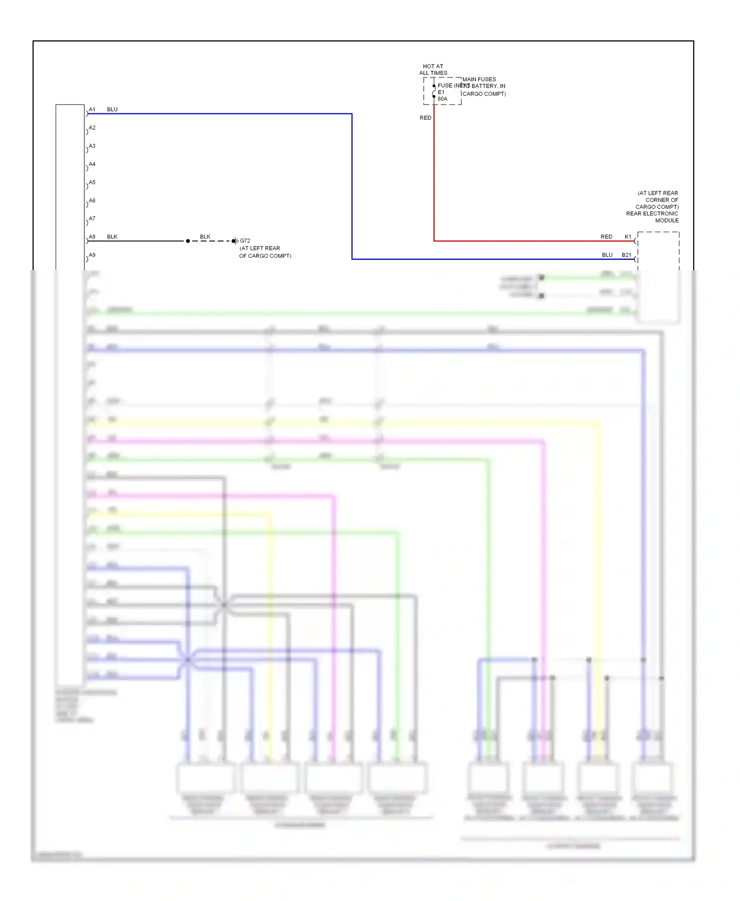 Wiring diagram computer data lines system for Volvo XC90 I facelift (2006-2014) (32 of 50)
