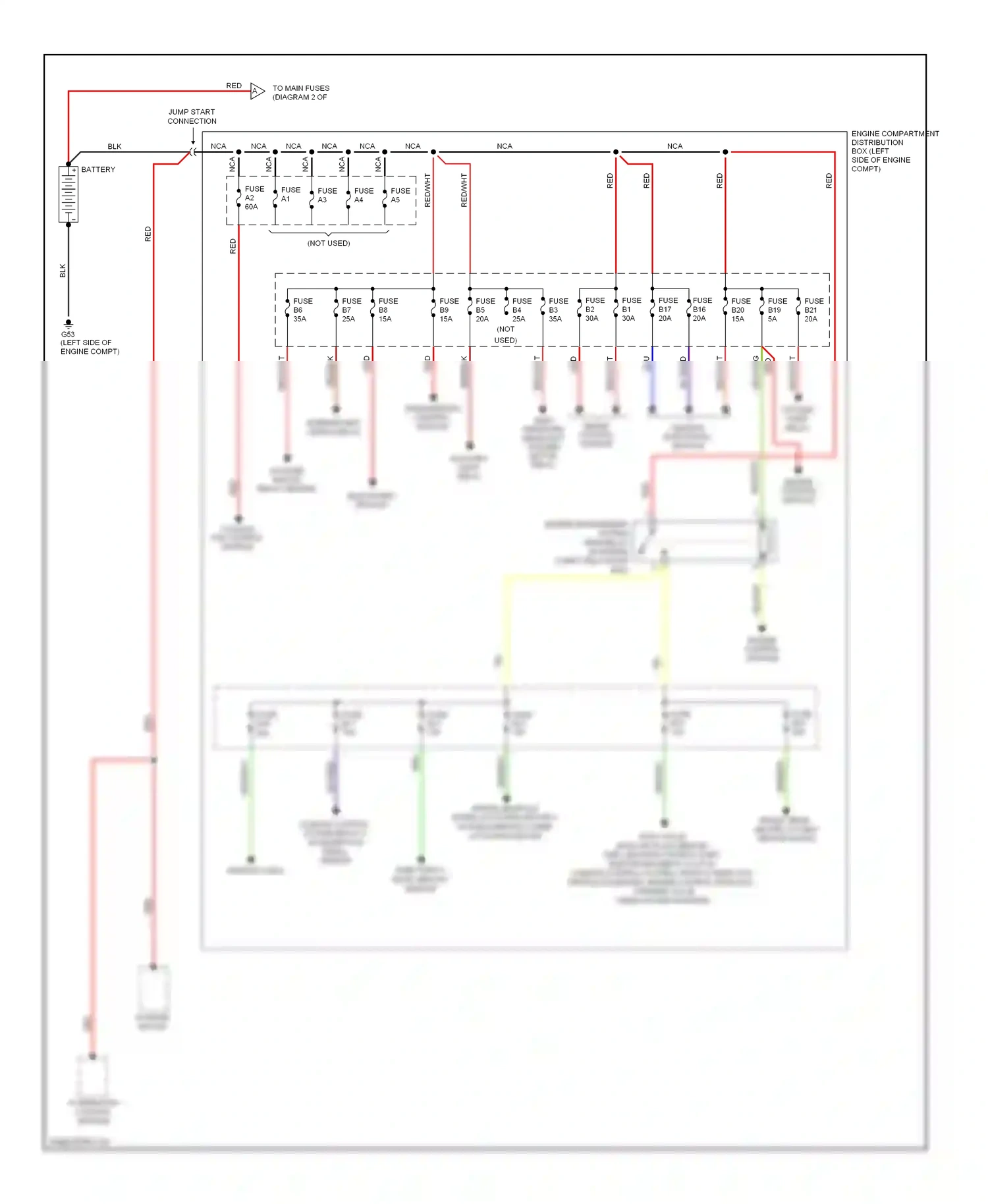 Wiring diagram cooling fan control module for Volvo XC90 I facelift (2006-2014) (2 of 2)
