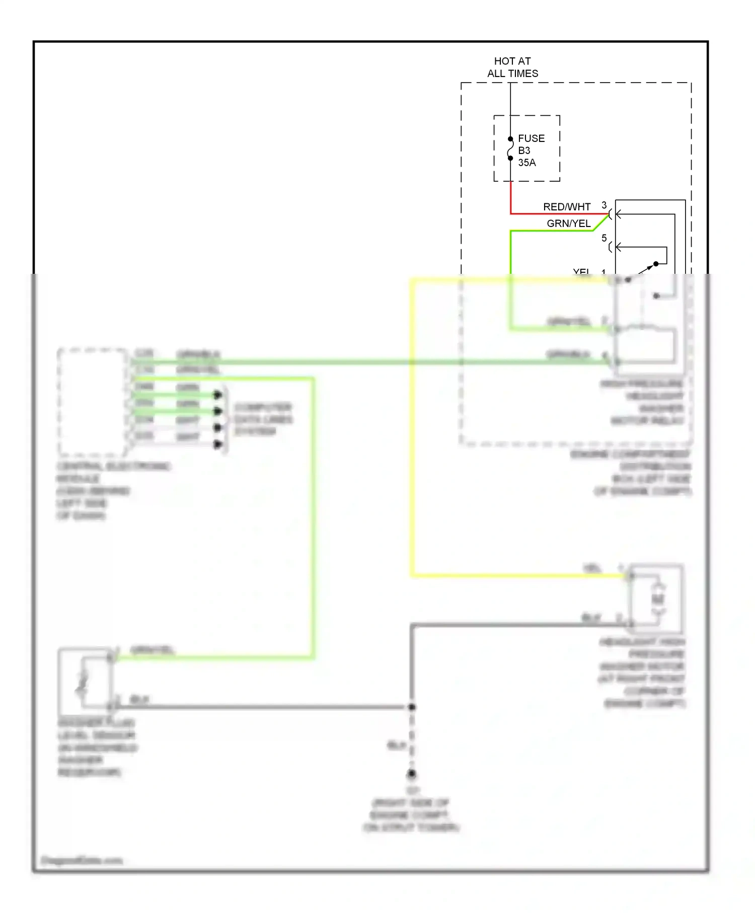 Wiring diagram grn for Volvo XC90 I facelift (2006-2014) (53 of 61)