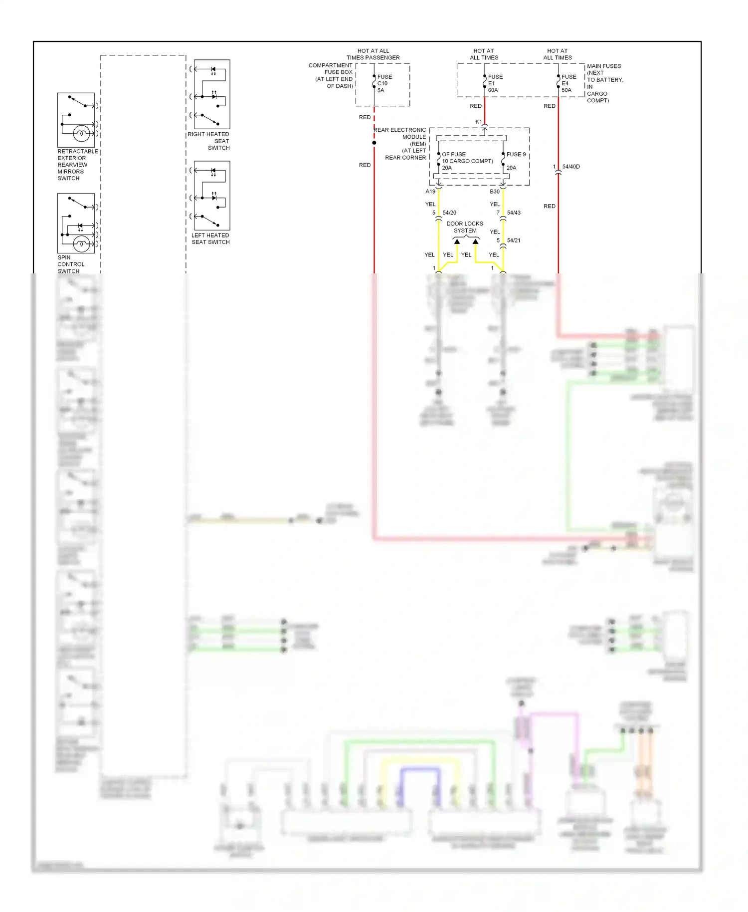 Wiring diagram gry for Volvo XC90 I facelift (2006-2014) (17 of 29)