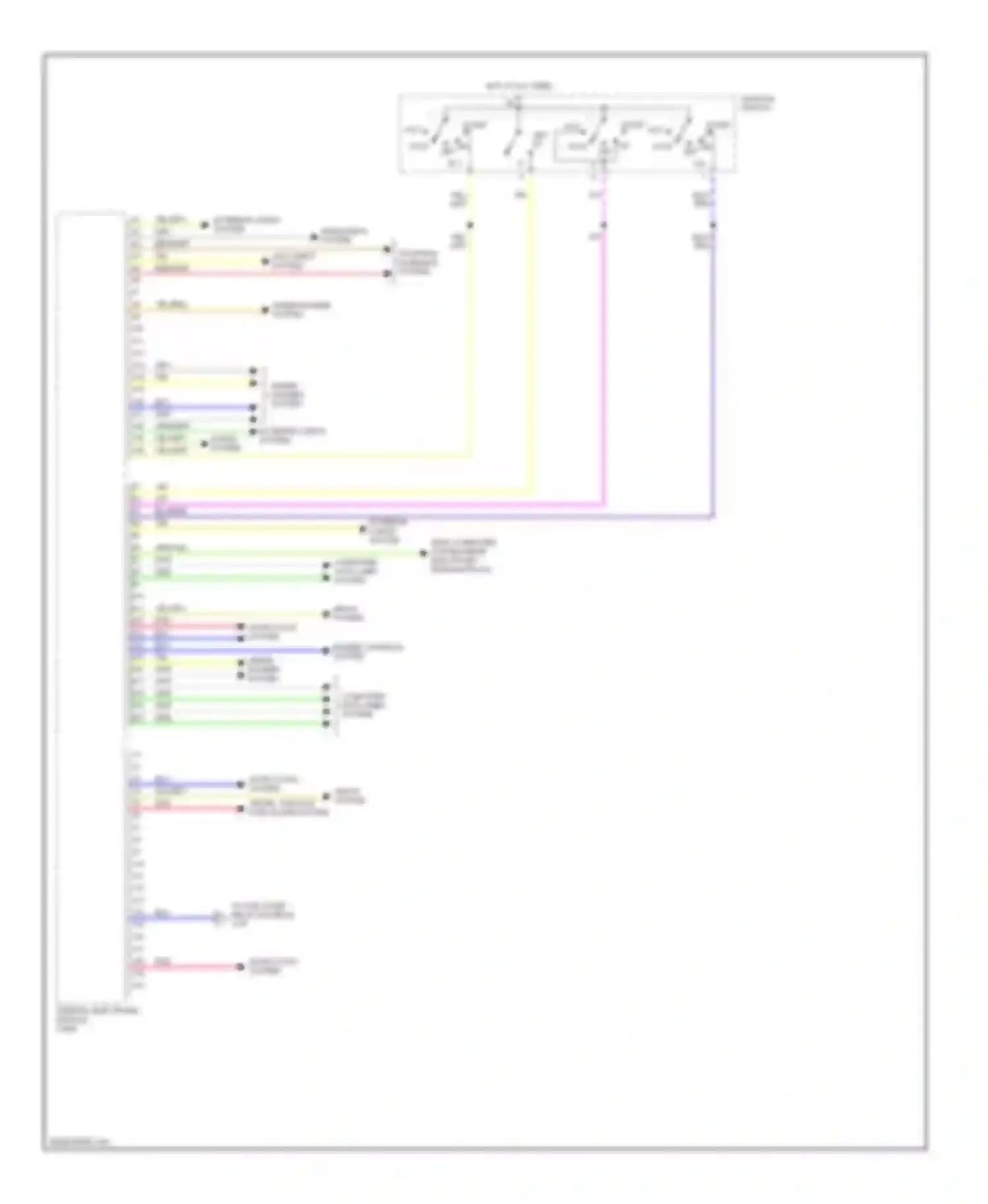 XC90 Volvo I (2002-2006): Central electronic module circuit (1 of 2)
