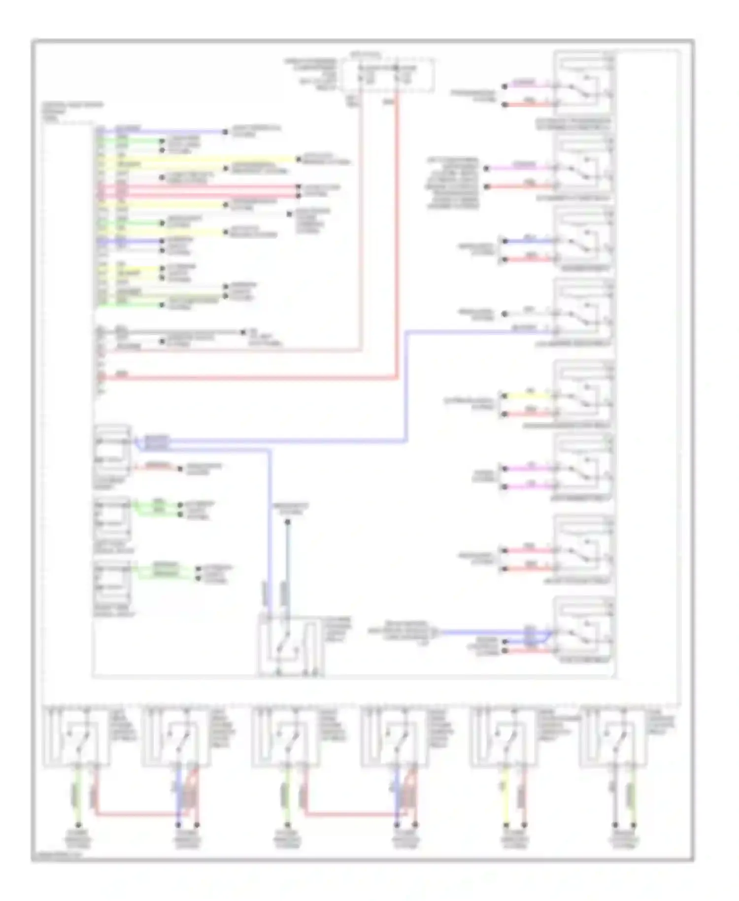 XC90 Volvo I (2002-2006): Central electronic module circuit (2 of 2)