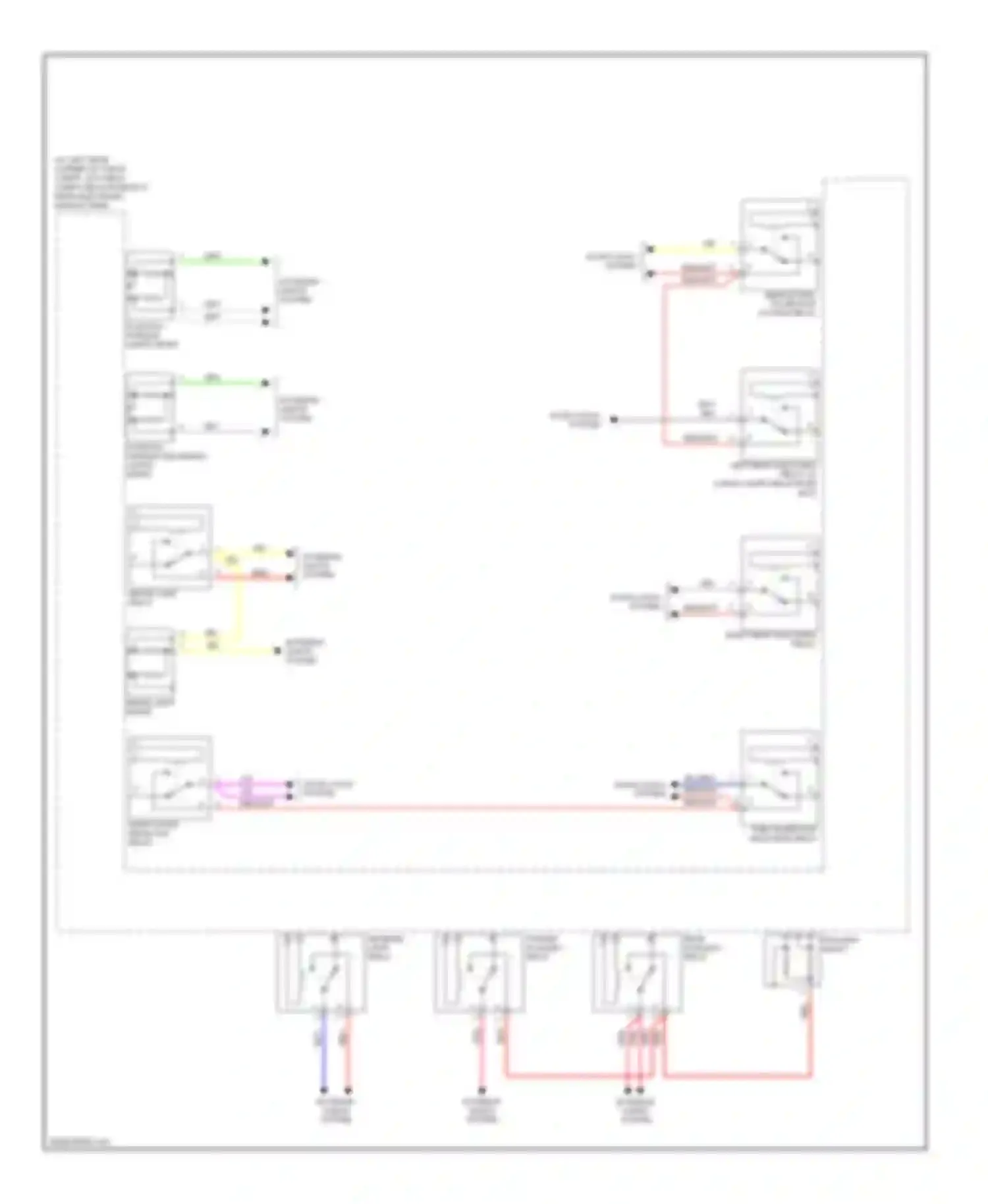 XC90 Volvo I (2002-2006): Rear electronic module circuit (2 of 2)