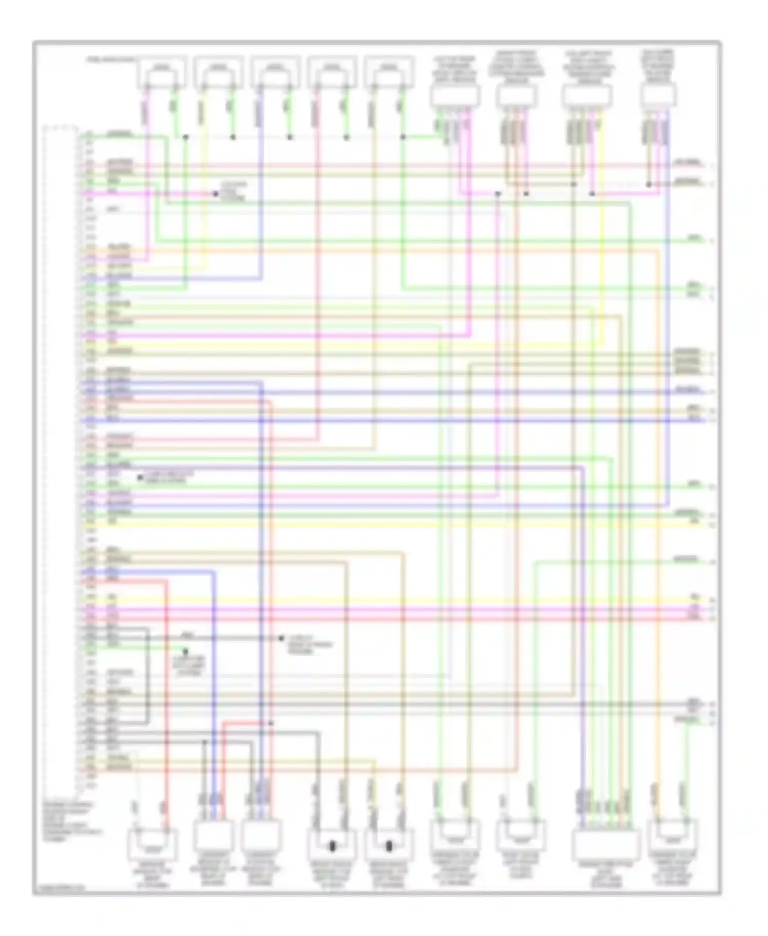 XC90 Volvo I (2002-2006): Wiring diagram engine performance 2.5l turbo (1 of 3)