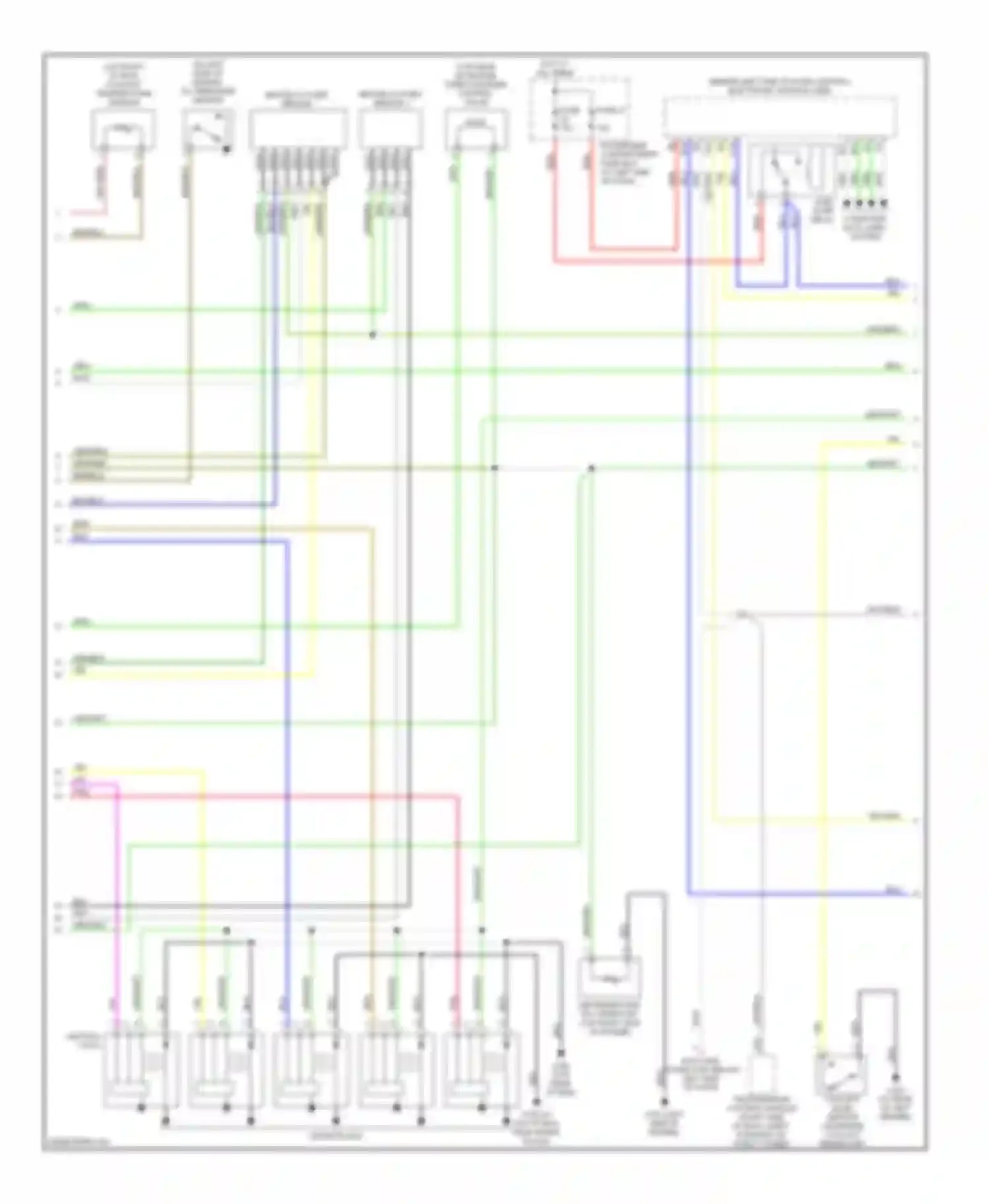 XC90 Volvo I (2002-2006): Wiring diagram engine performance 2.5l turbo (2 of 3)