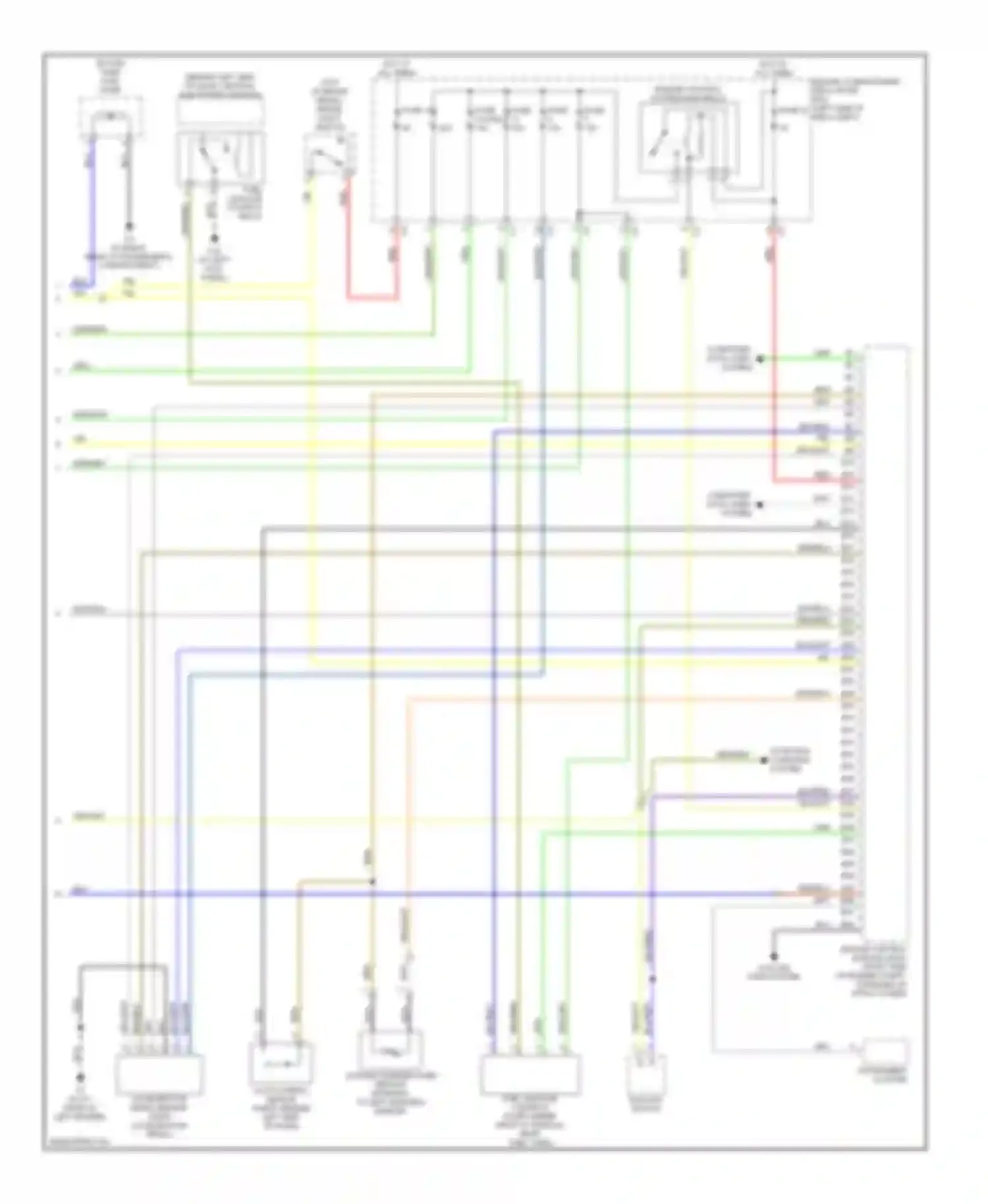 XC90 Volvo I (2002-2006): Wiring diagram engine performance 2.5l turbo (3 of 3)
