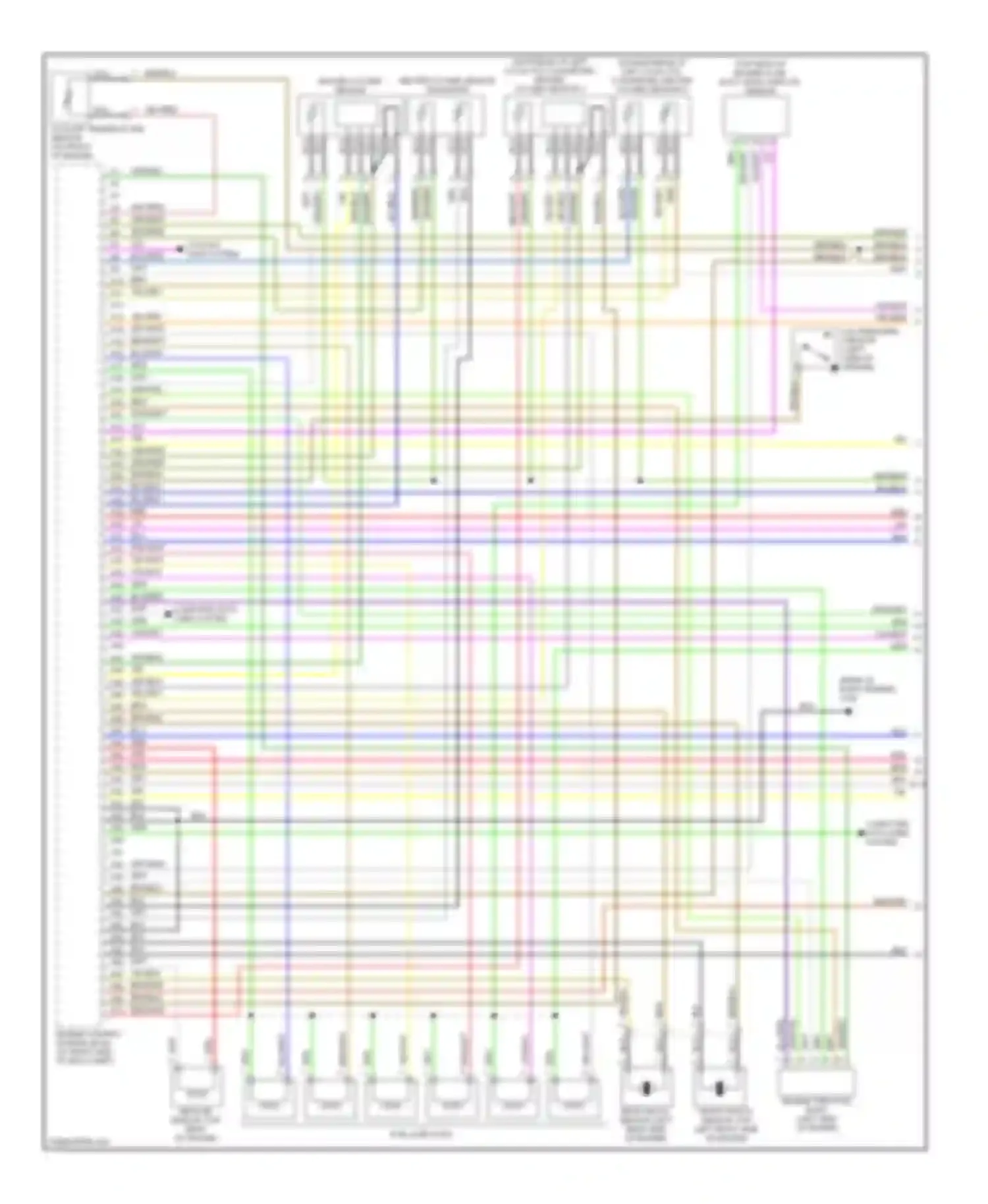 XC90 Volvo I (2002-2006): Wiring diagram engine performance 2.9l turbo (1 of 3)