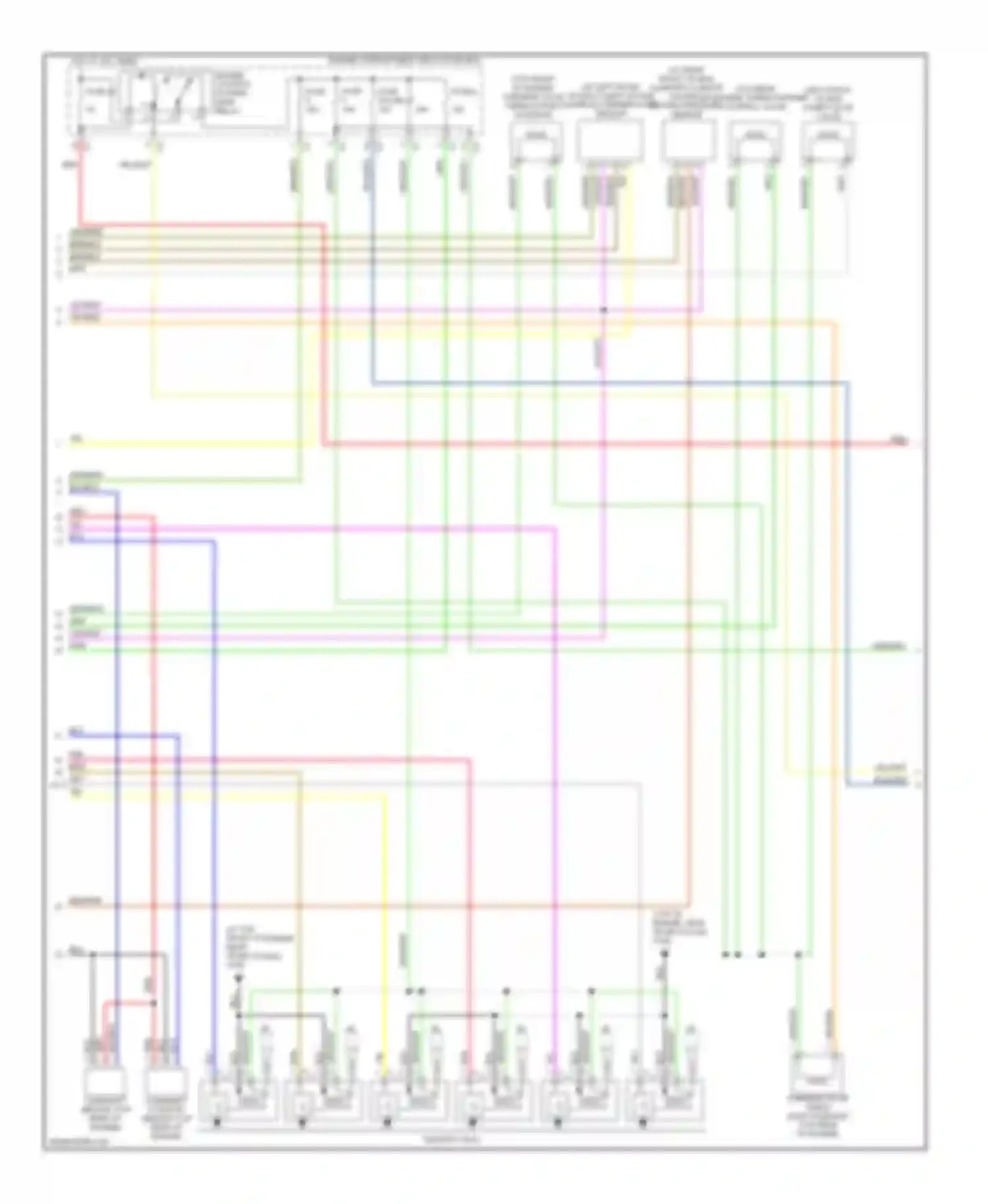 XC90 Volvo I (2002-2006): Wiring diagram engine performance 2.9l turbo (2 of 3)