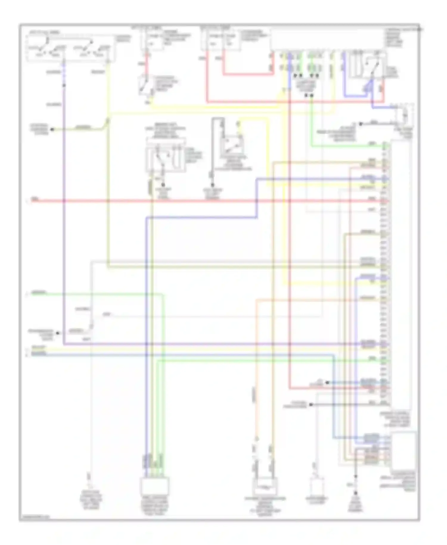 XC90 Volvo I (2002-2006): Wiring diagram engine performance 2.9l turbo (3 of 3)