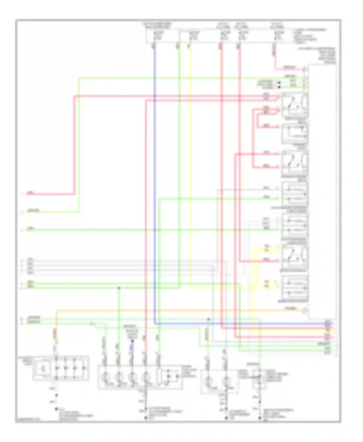 XC90 Volvo I (2002-2006): Exterior lamps circuit (2 of 3)