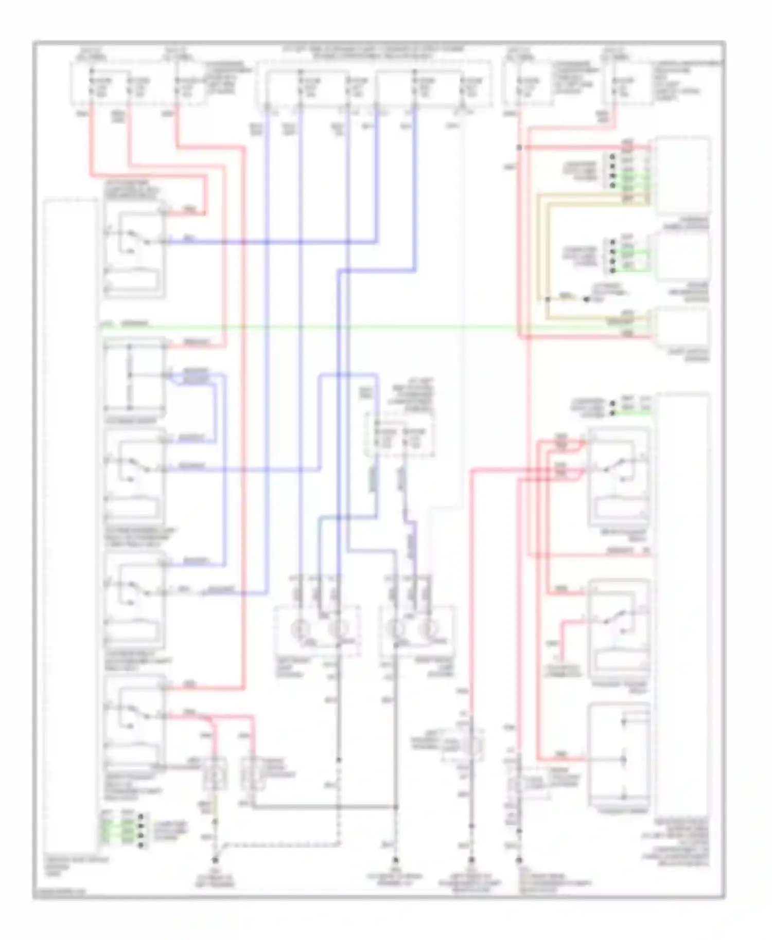 XC90 Volvo I (2002-2006): Headlights circuit, without xenon lamps