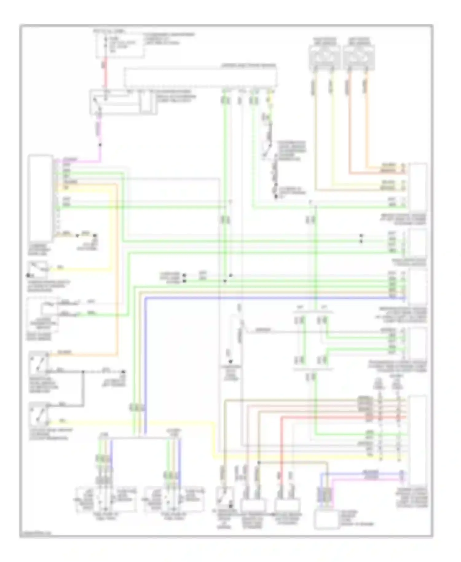 XC90 Volvo I (2002-2006): Instrument cluster circuit