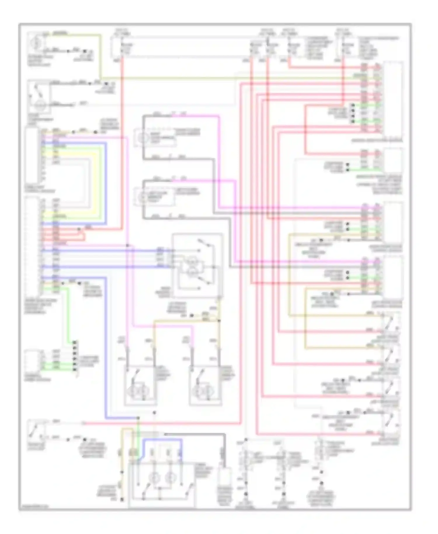 XC90 Volvo I (2002-2006): Courtesy lamps circuit