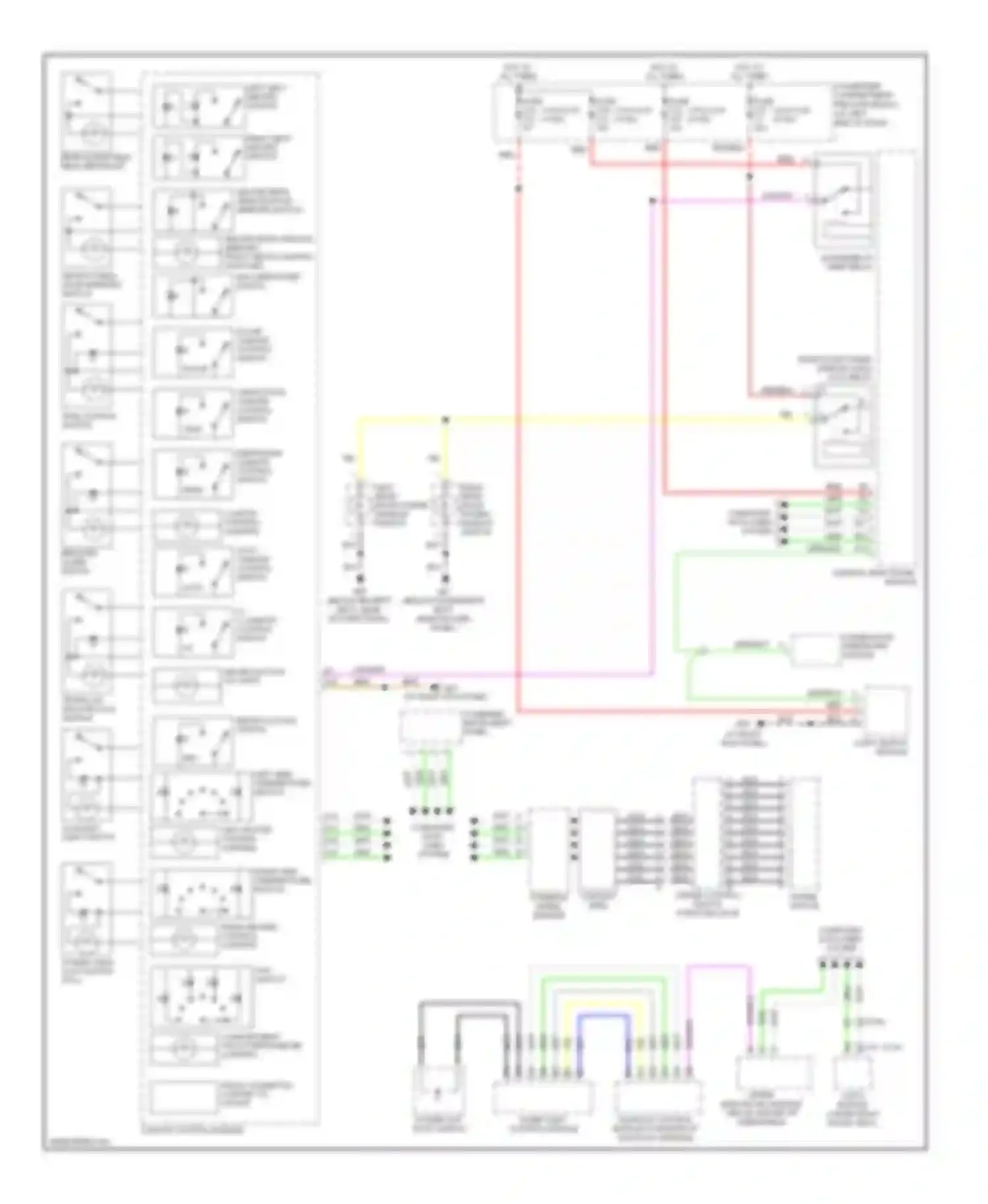 XC90 Volvo I (2002-2006): Instrument illumination circuit