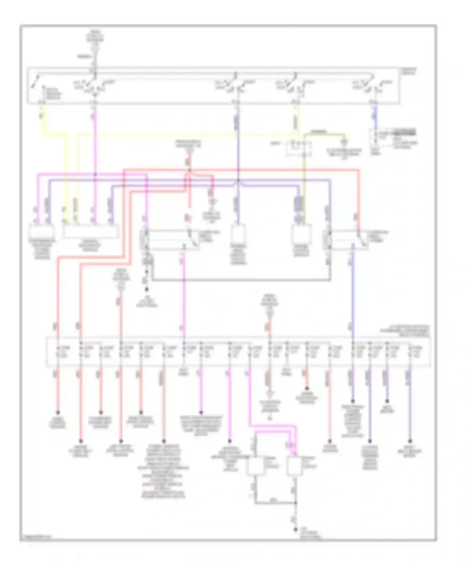 XC90 Volvo I (2002-2006): Power distribution circuit (3 of 3)