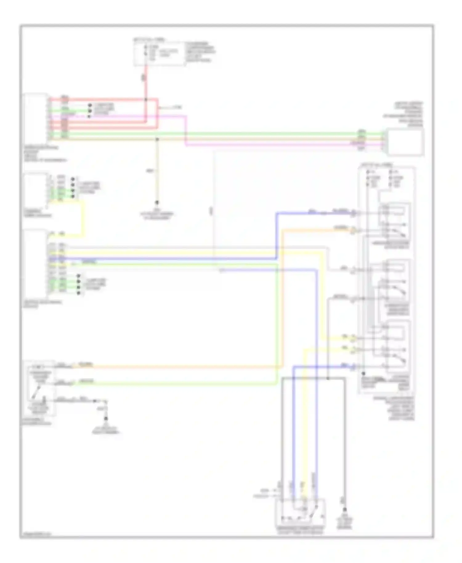 XC90 Volvo I (2002-2006): Front wiper/washer circuit