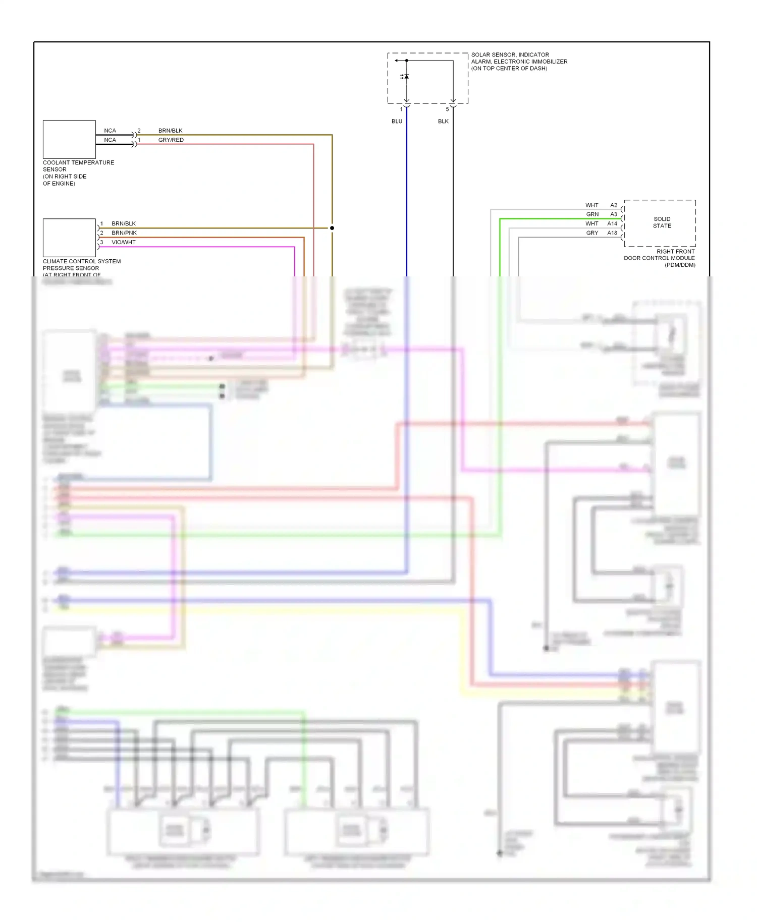 Wiring diagram blu/grn for Volvo XC90 I (2002-2006) (2 of 11)