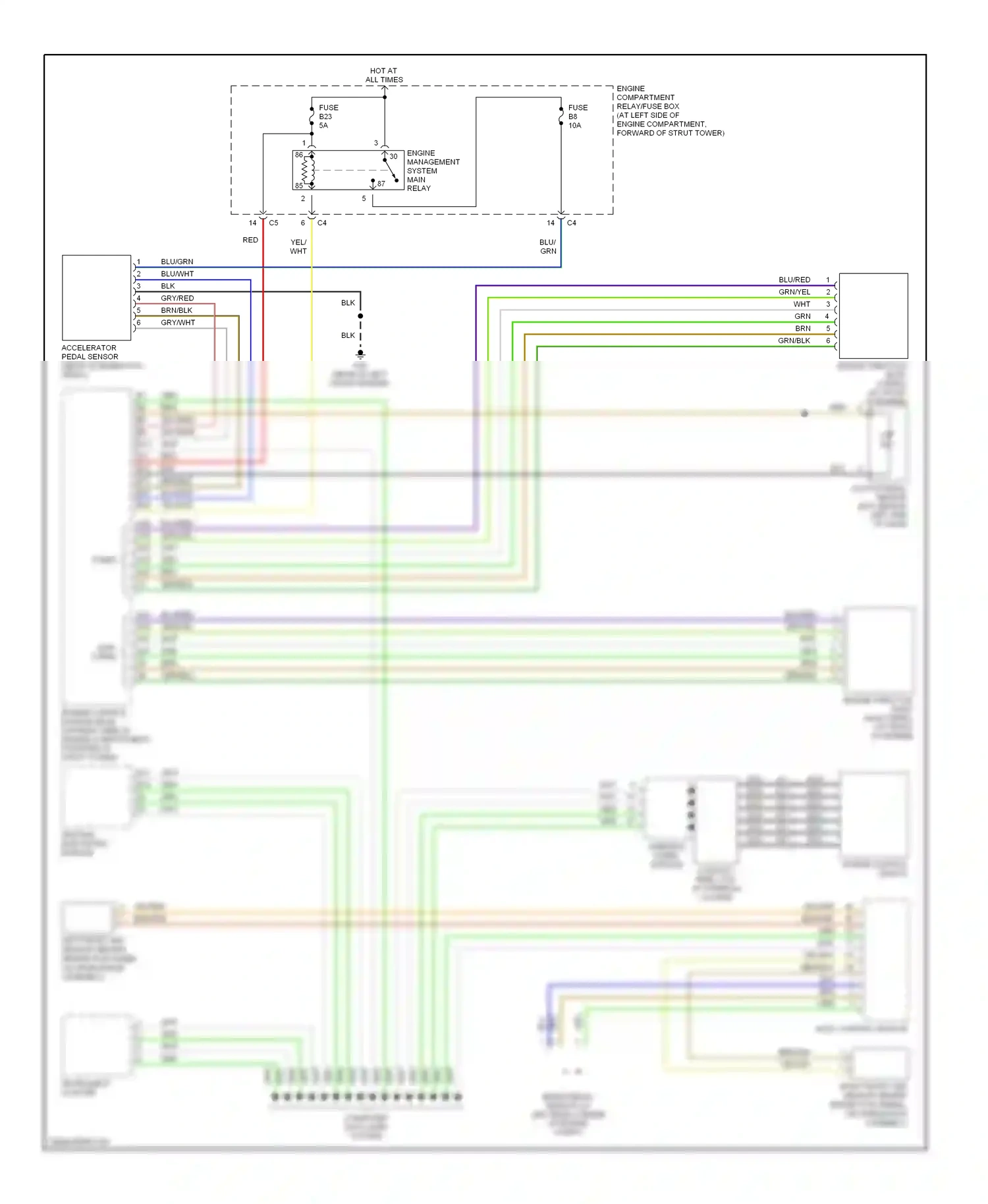 Wiring diagram computer data lines system for Volvo XC90 I (2002-2006) (12 of 49)